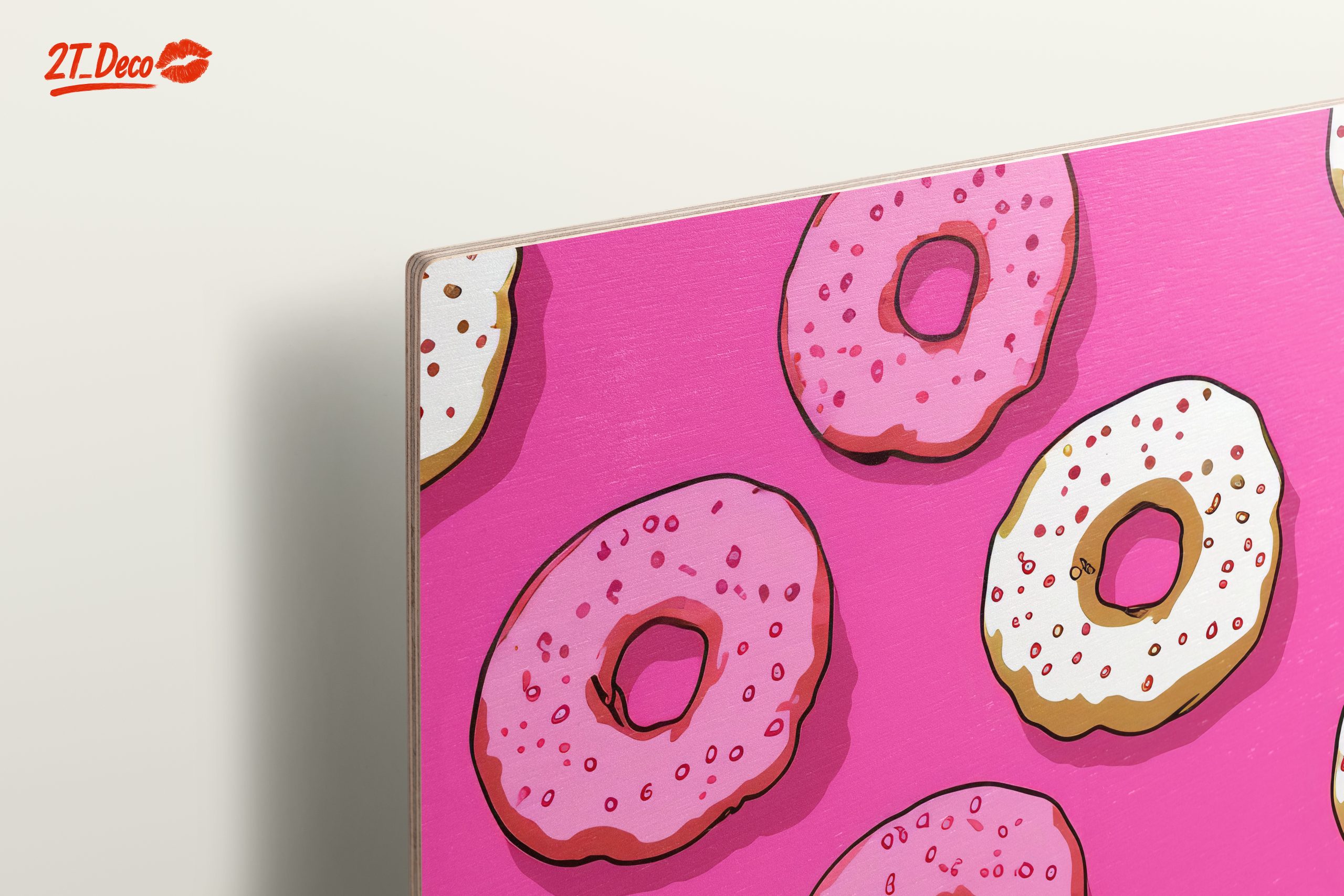 Playful Donut Pattern Art - Image 15