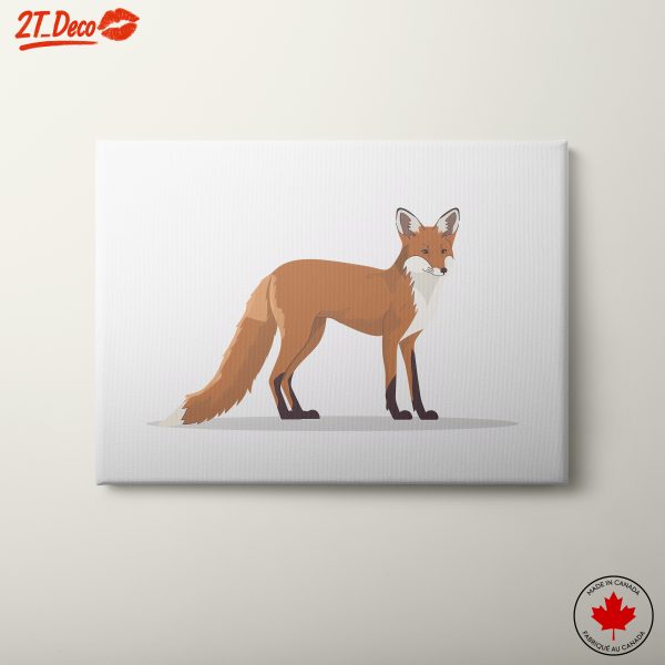 Stylized Fox Animal Art