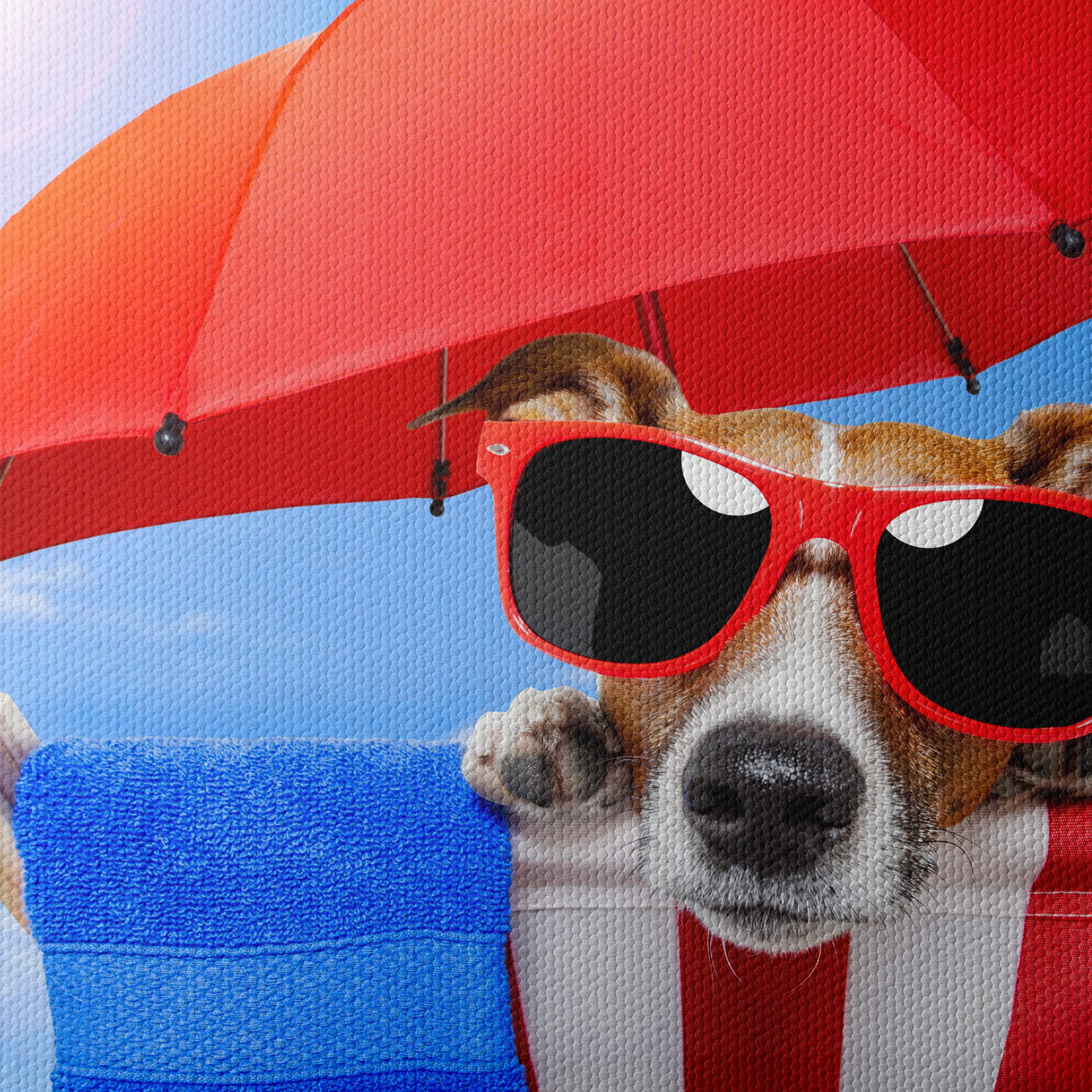Fun Beach Dog with Sunglasses - Image 4
