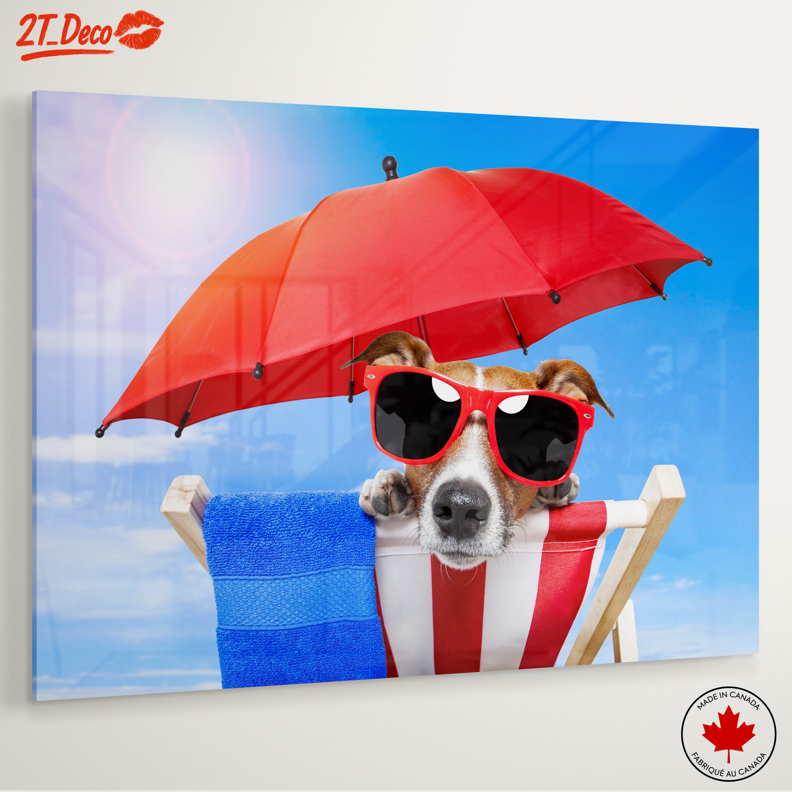 Fun Beach Dog with Sunglasses - Image 6
