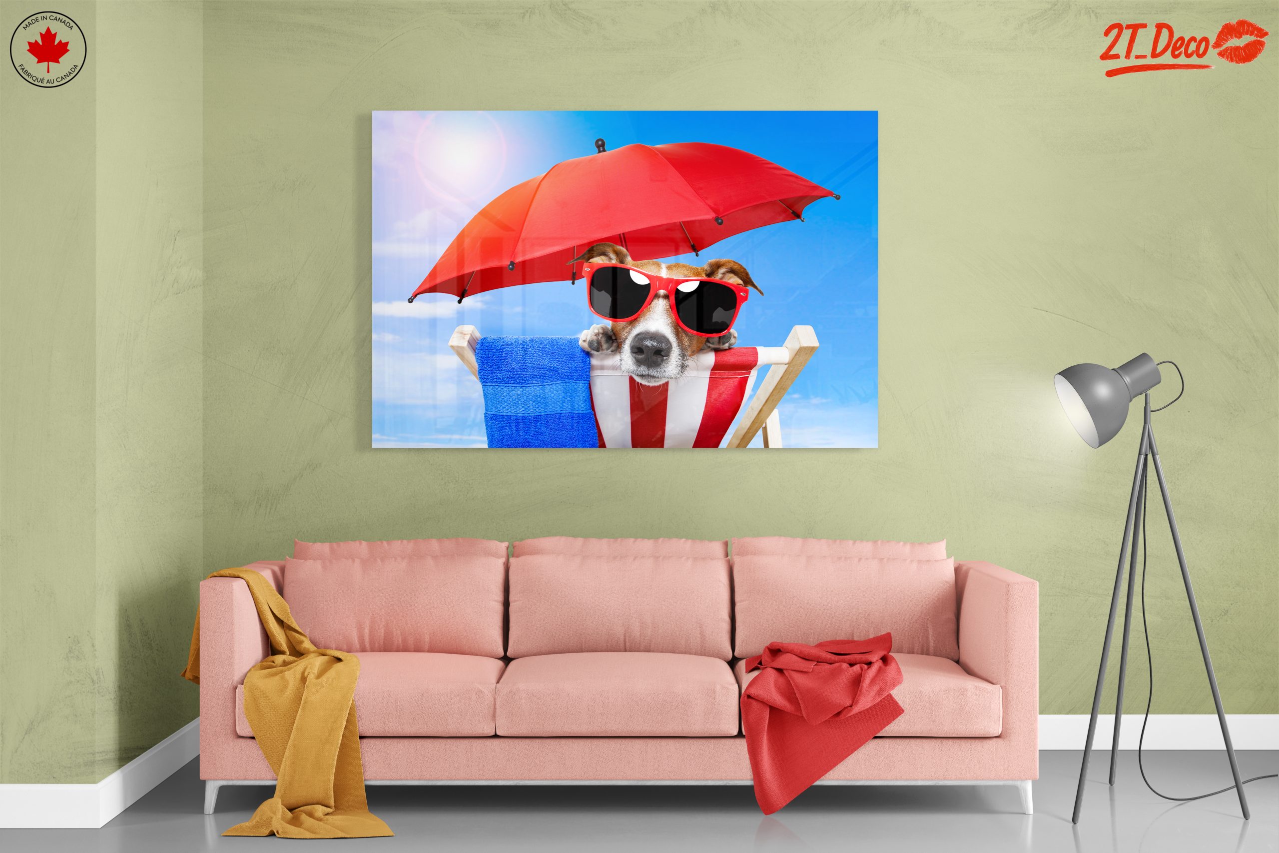 Fun Beach Dog with Sunglasses - Image 7