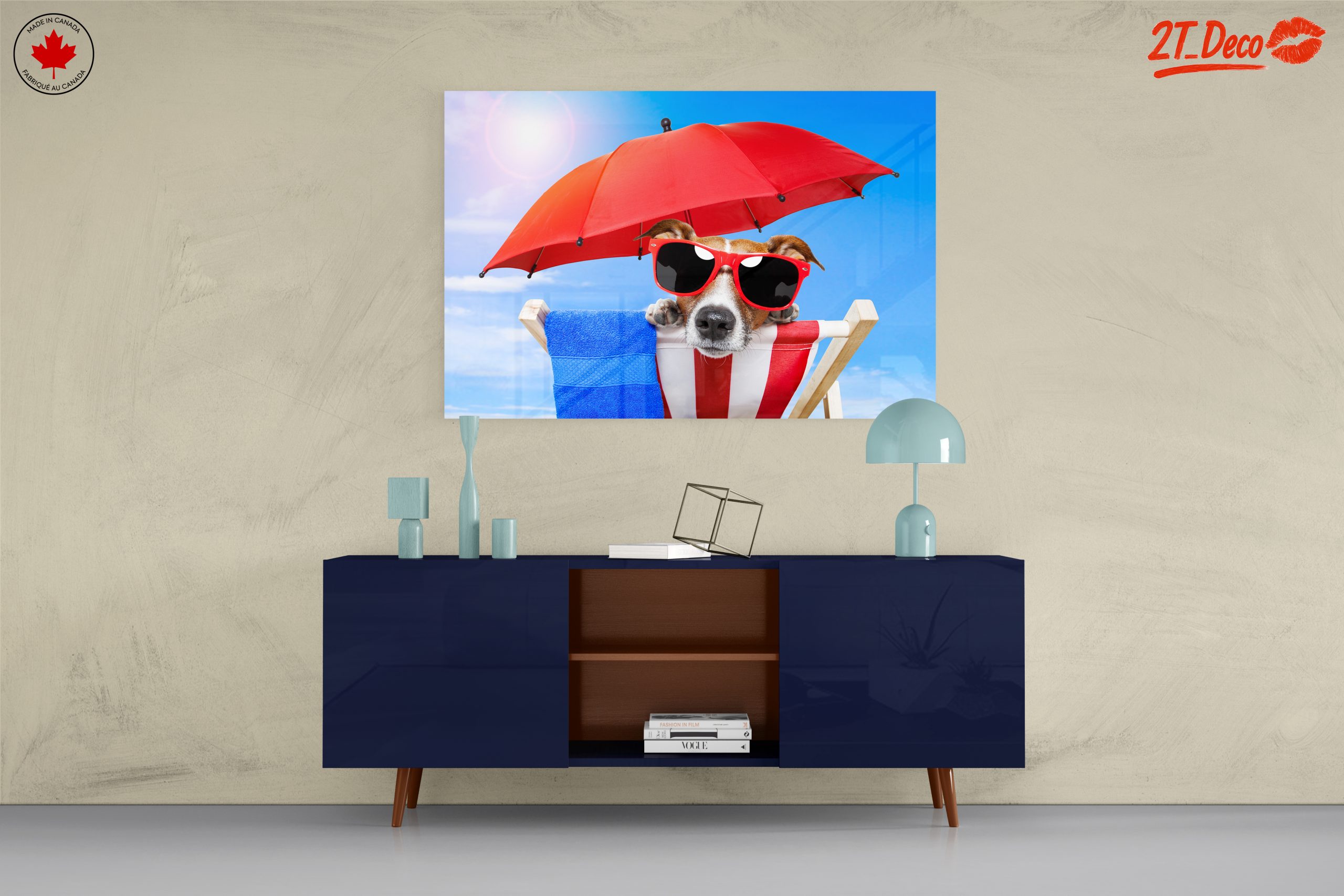 Fun Beach Dog with Sunglasses - Image 8
