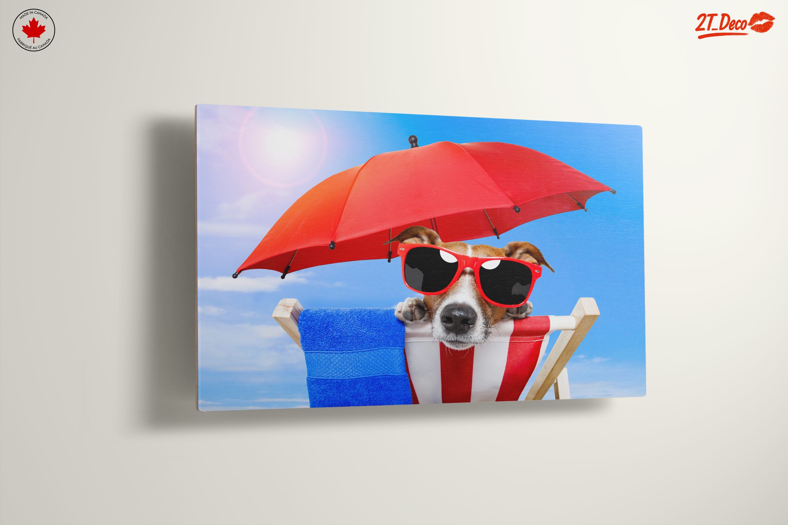 Fun Beach Dog with Sunglasses - Image 13
