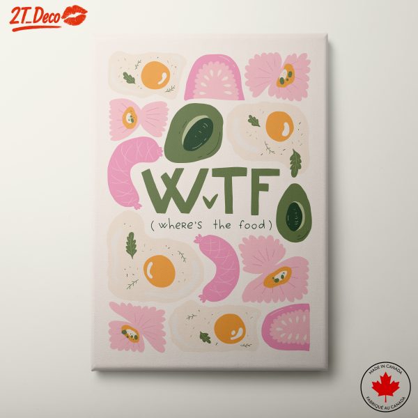 Abstract Food Design Featuring Eggs and Avocados