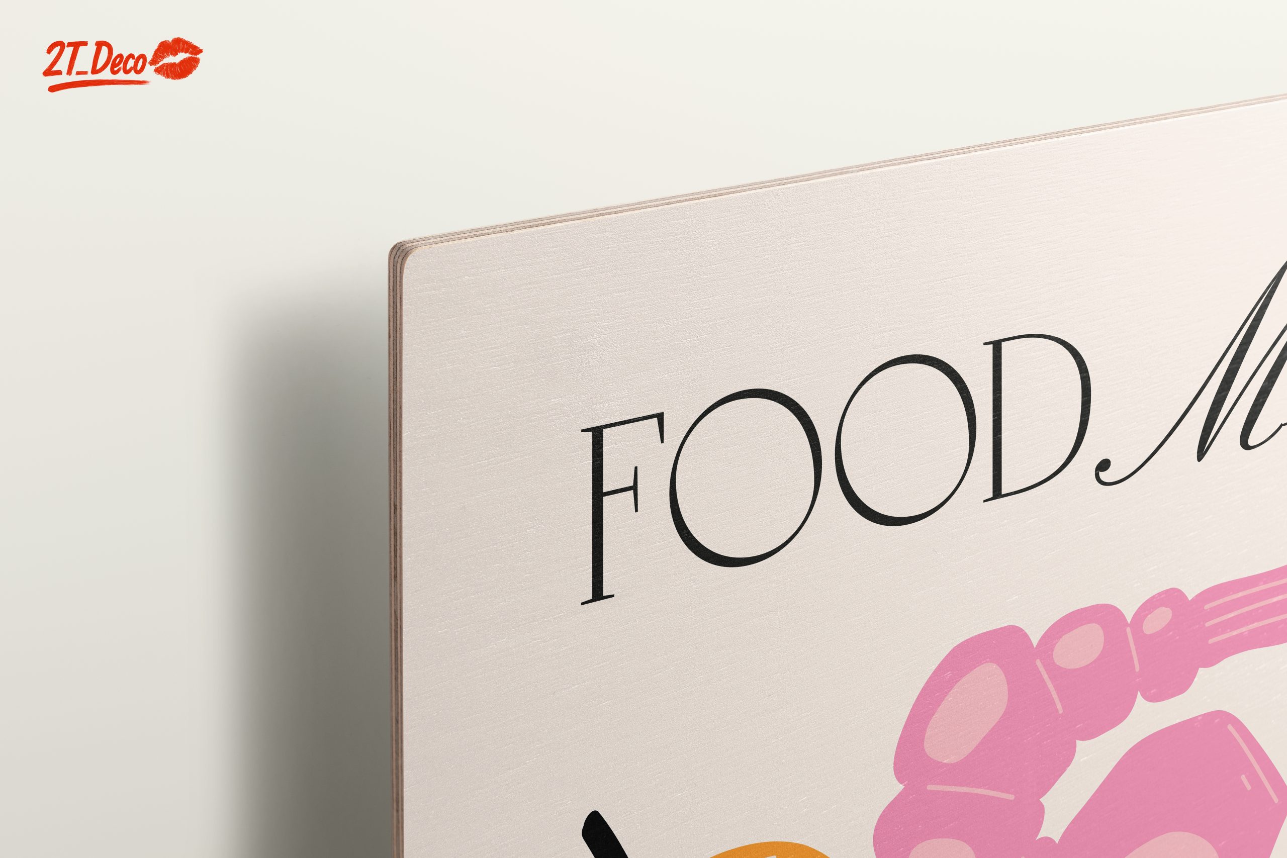 Stylized Abstract Shrimp Food Market Art - Image 15