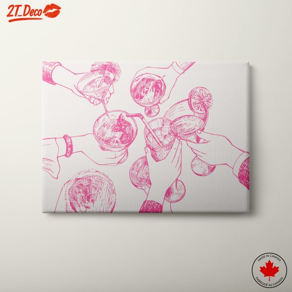Vibrant Cocktail Celebration Artwork for Enjoyable Gatherings