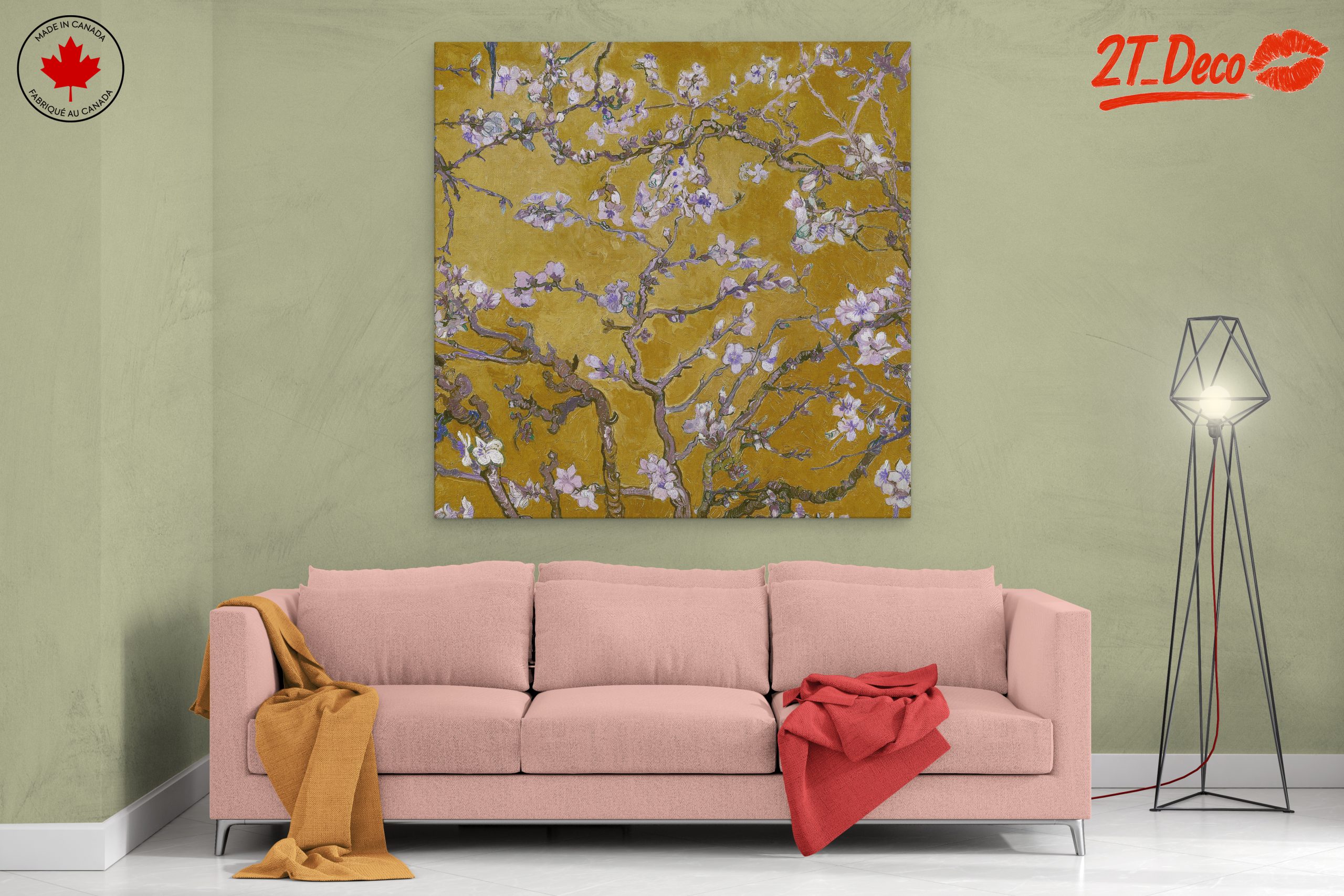 Cherry Blossom Branches in Abstract Form - Image 2