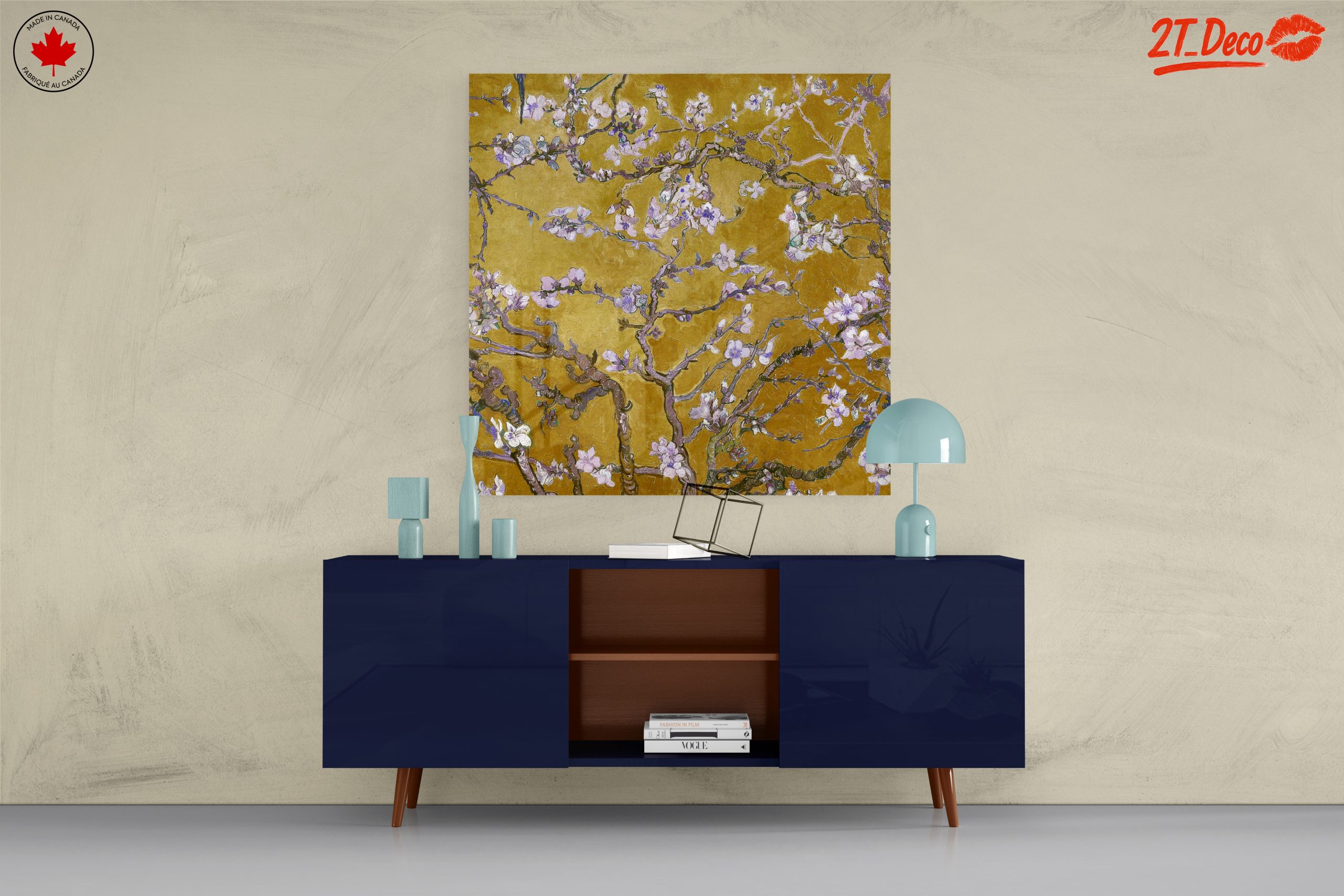Cherry Blossom Branches in Abstract Form - Image 8
