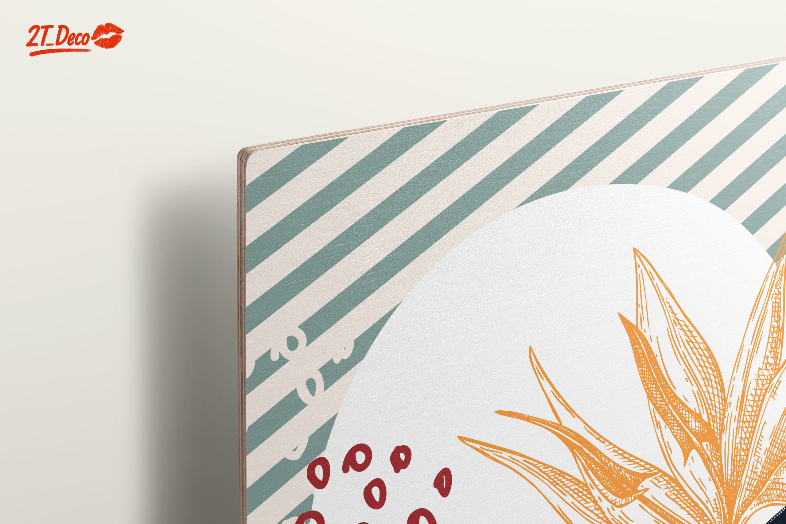 Stylized Botanical Elements with Butterfly - Image 15