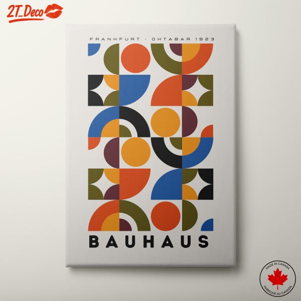 Vibrant Bauhaus Geometric Artwork