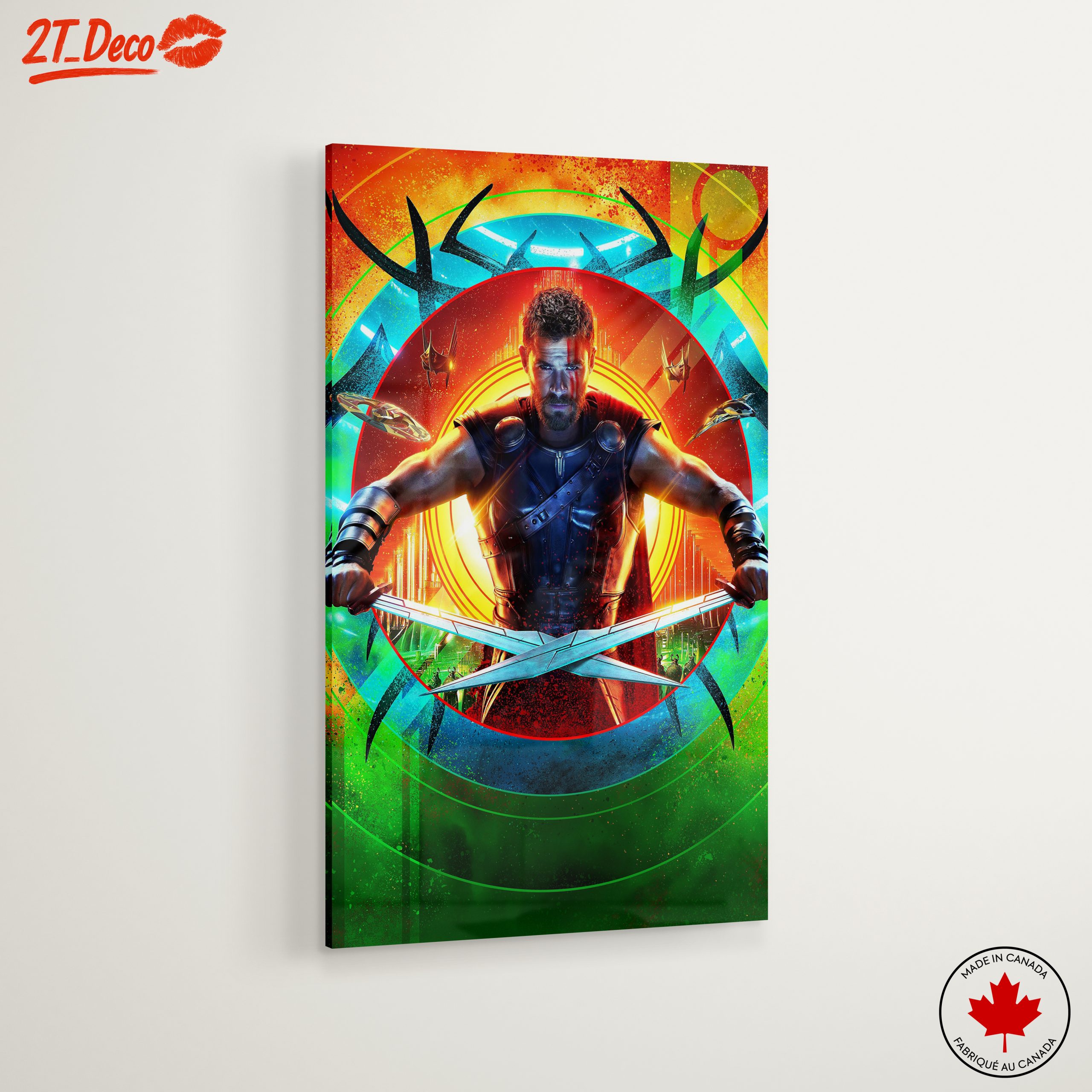 Epic Marvel Thor Artwork with Vivid Colors - Image 6