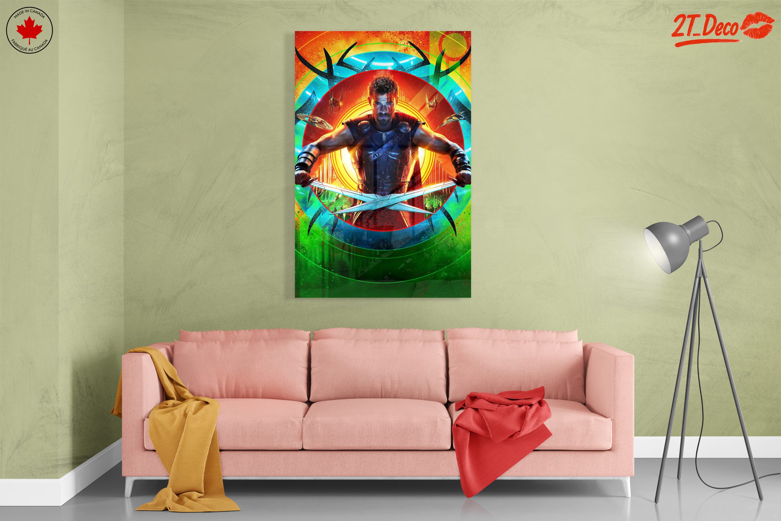 Epic Marvel Thor Artwork with Vivid Colors - Image 7