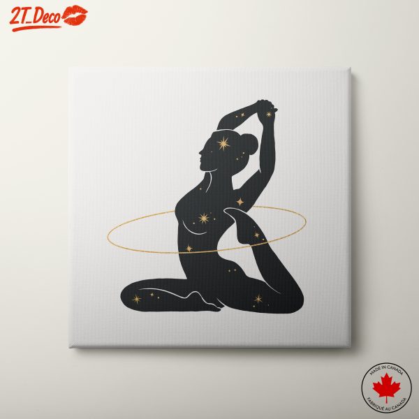 Contemporary Cosmic Female Pose Art