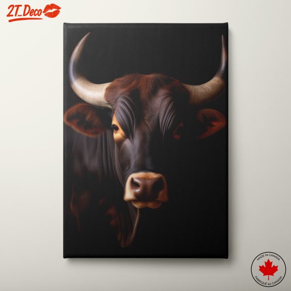 Detailed Artistic Cow Illustration