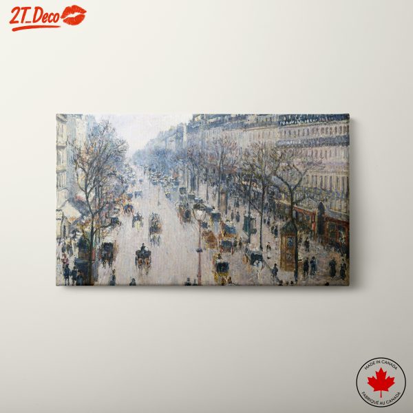 Impressionistic City Scene in Paris