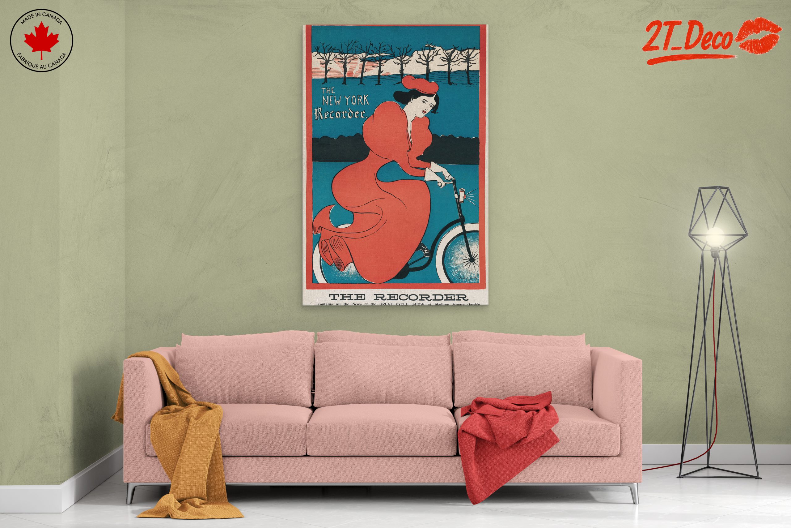 Vintage New York Recorder Poster Art - Image 2