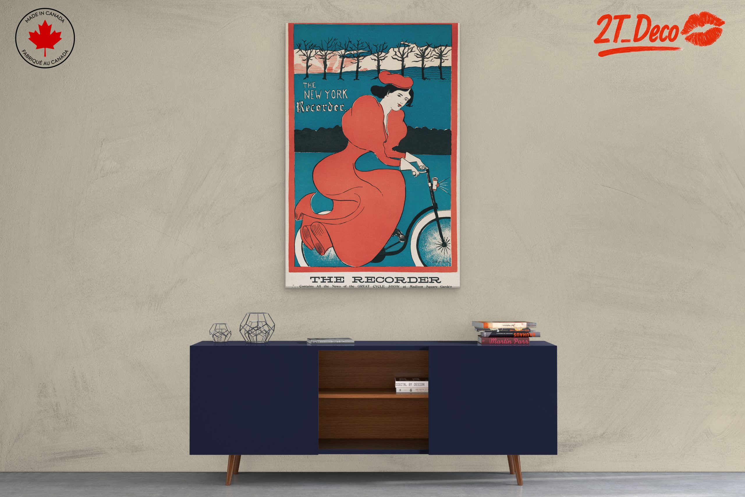 Vintage New York Recorder Poster Art - Image 3