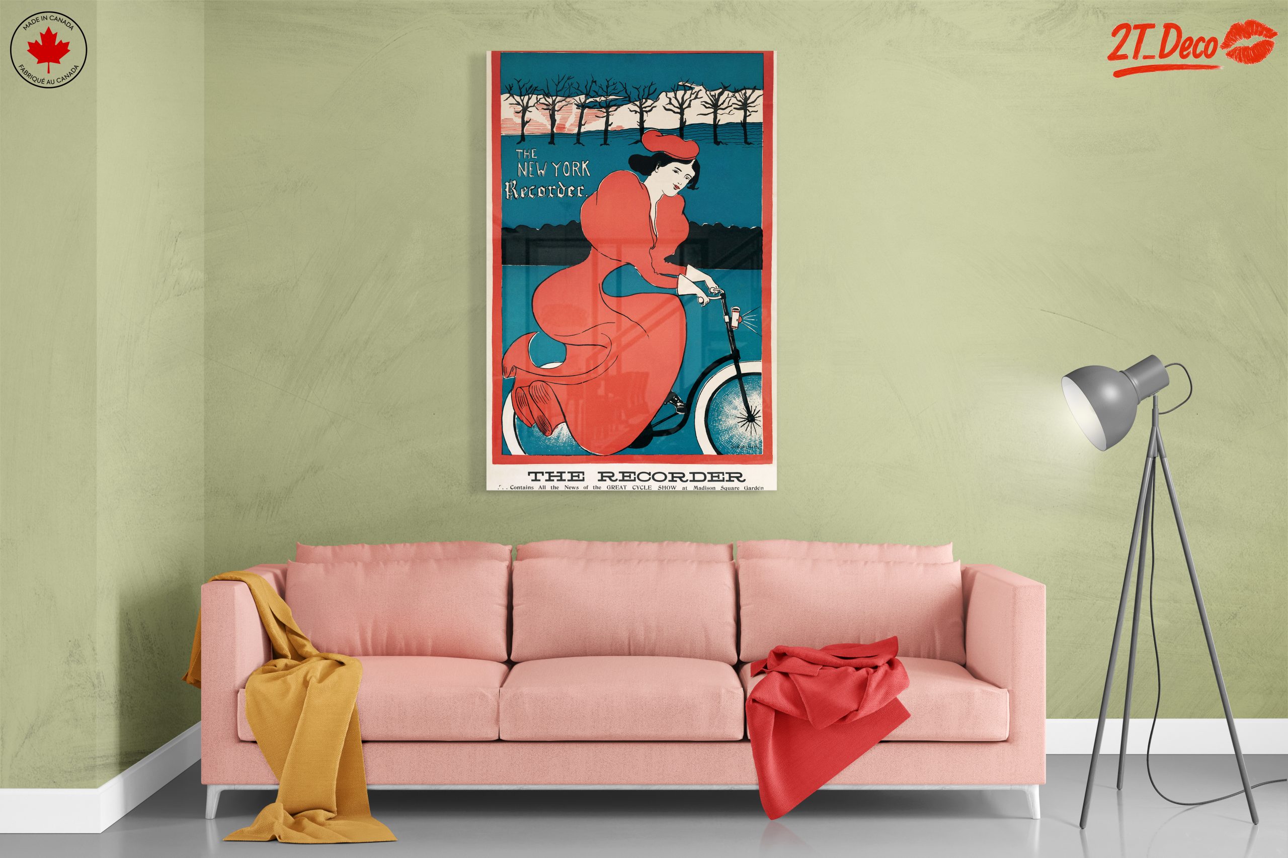 Vintage New York Recorder Poster Art - Image 7