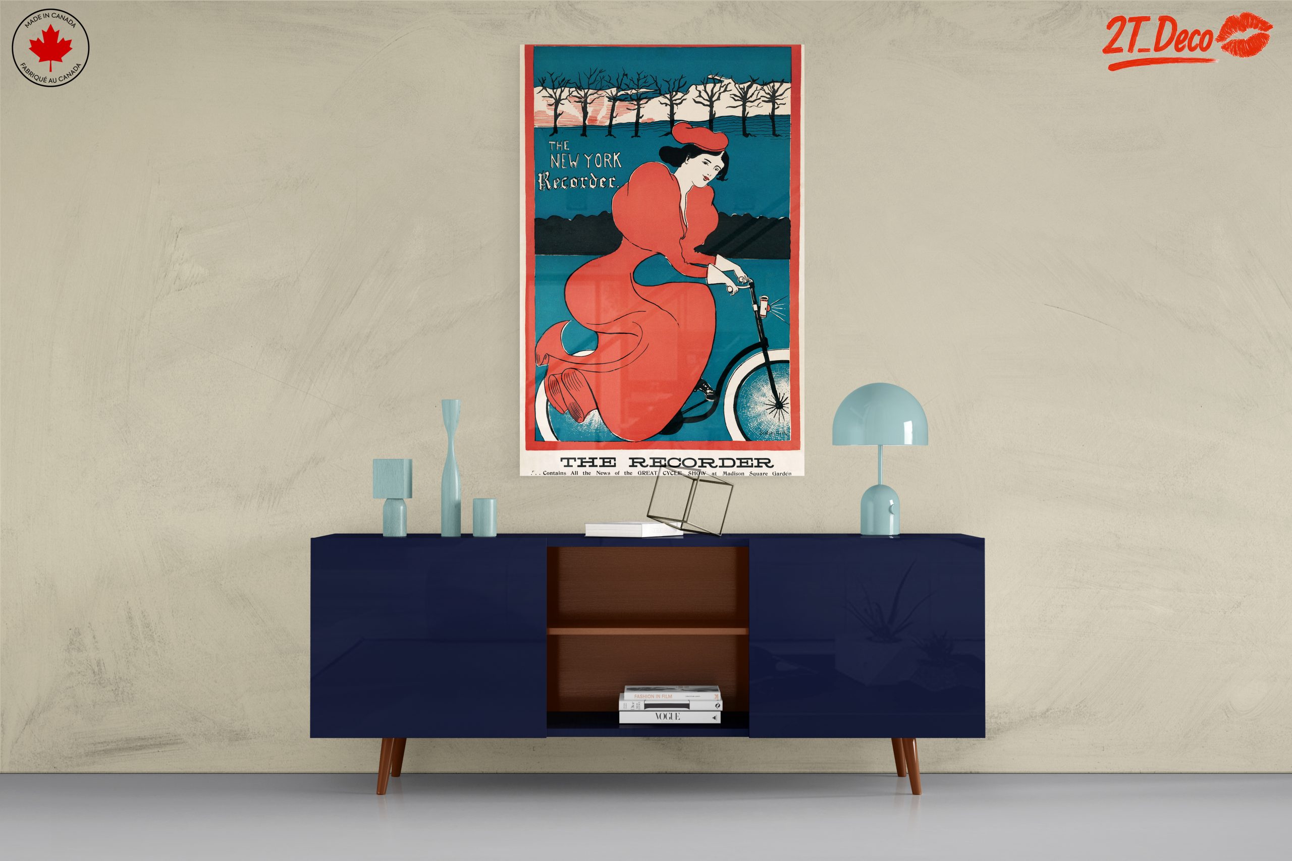 Vintage New York Recorder Poster Art - Image 8