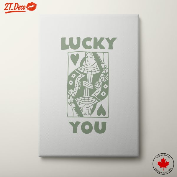 Lucky You Playing Card Art 5