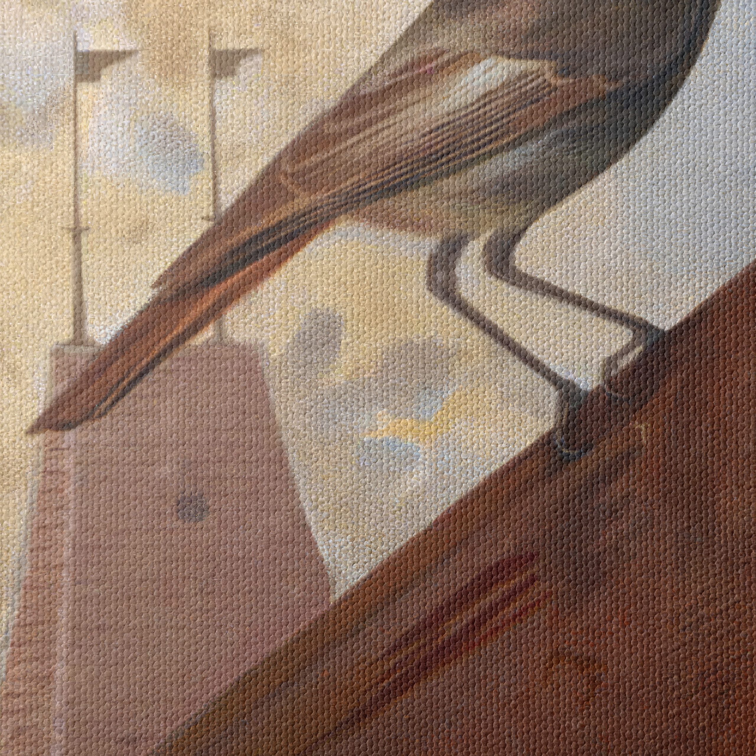 Bird on a Rooftop with Architectural Elements - Image 4