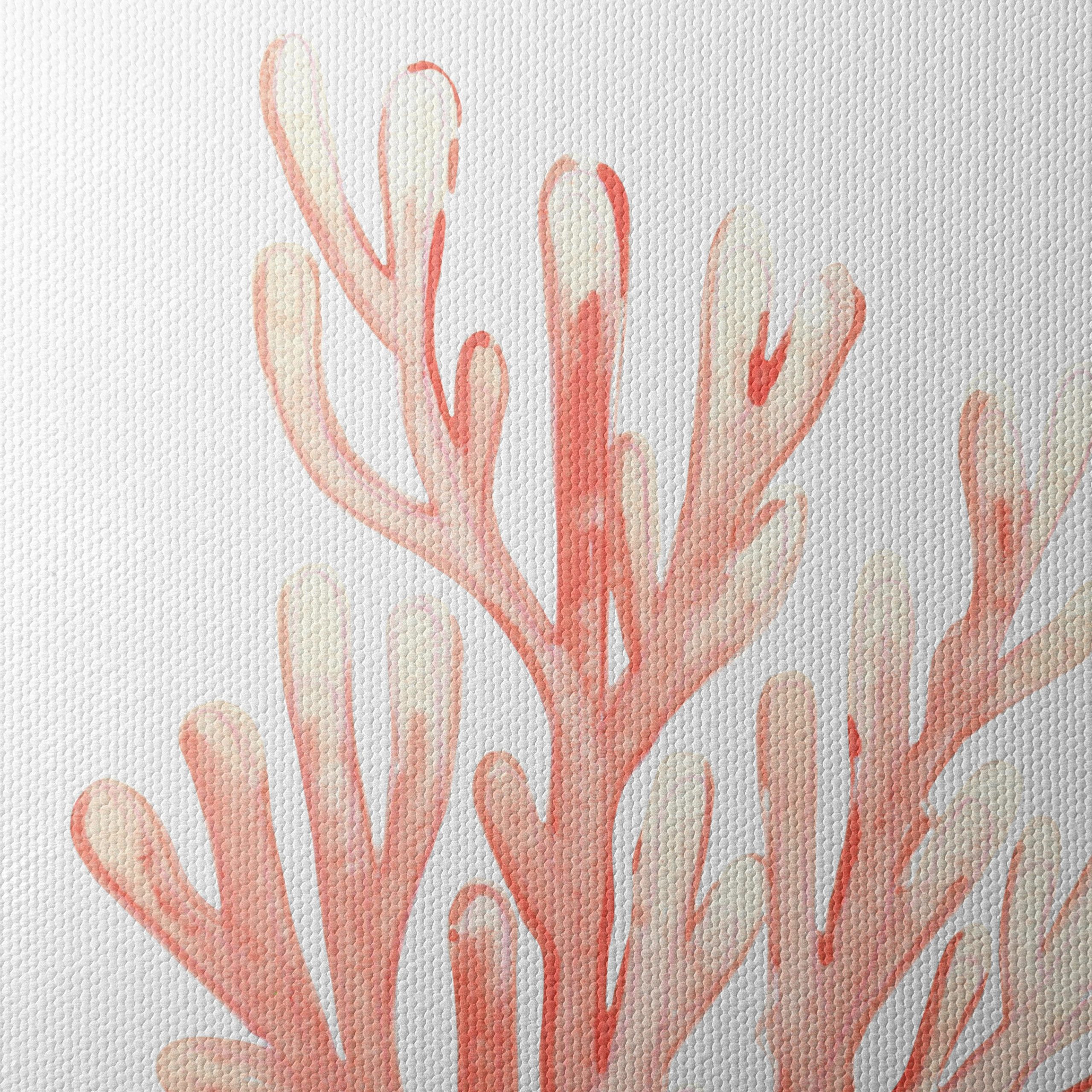Delicate Coral Watercolor Art for Home Decor - Image 4
