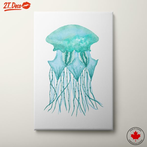 Watercolor Jellyfish Art