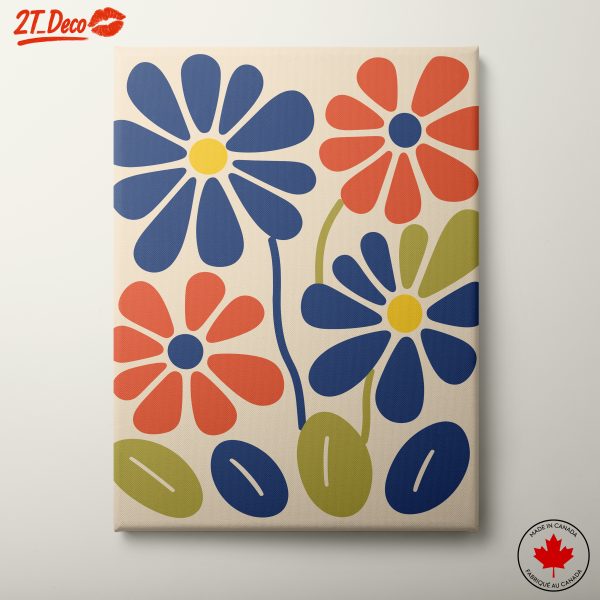 Colorful Playful Floral Artwork