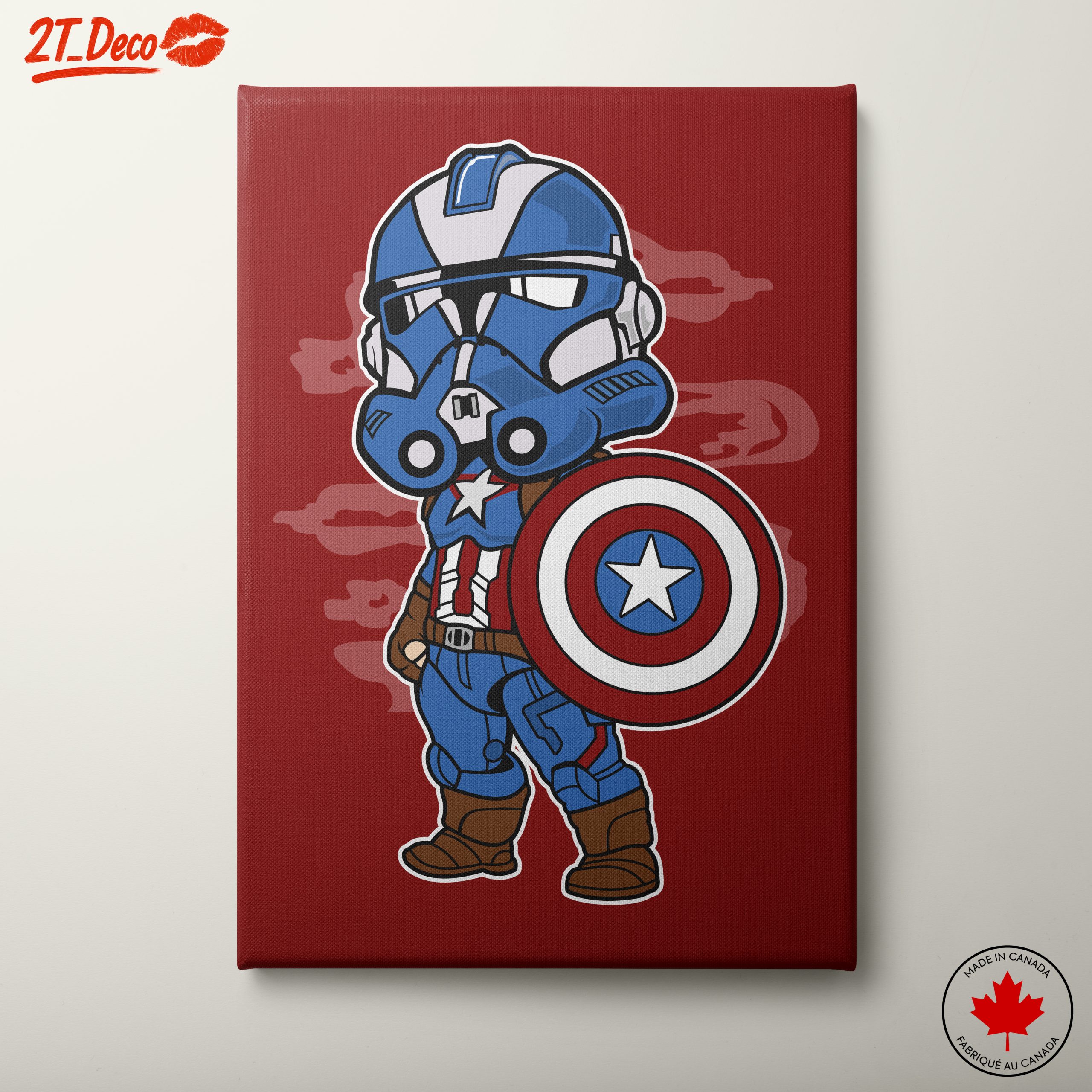 Cute Captain America Character Art 2