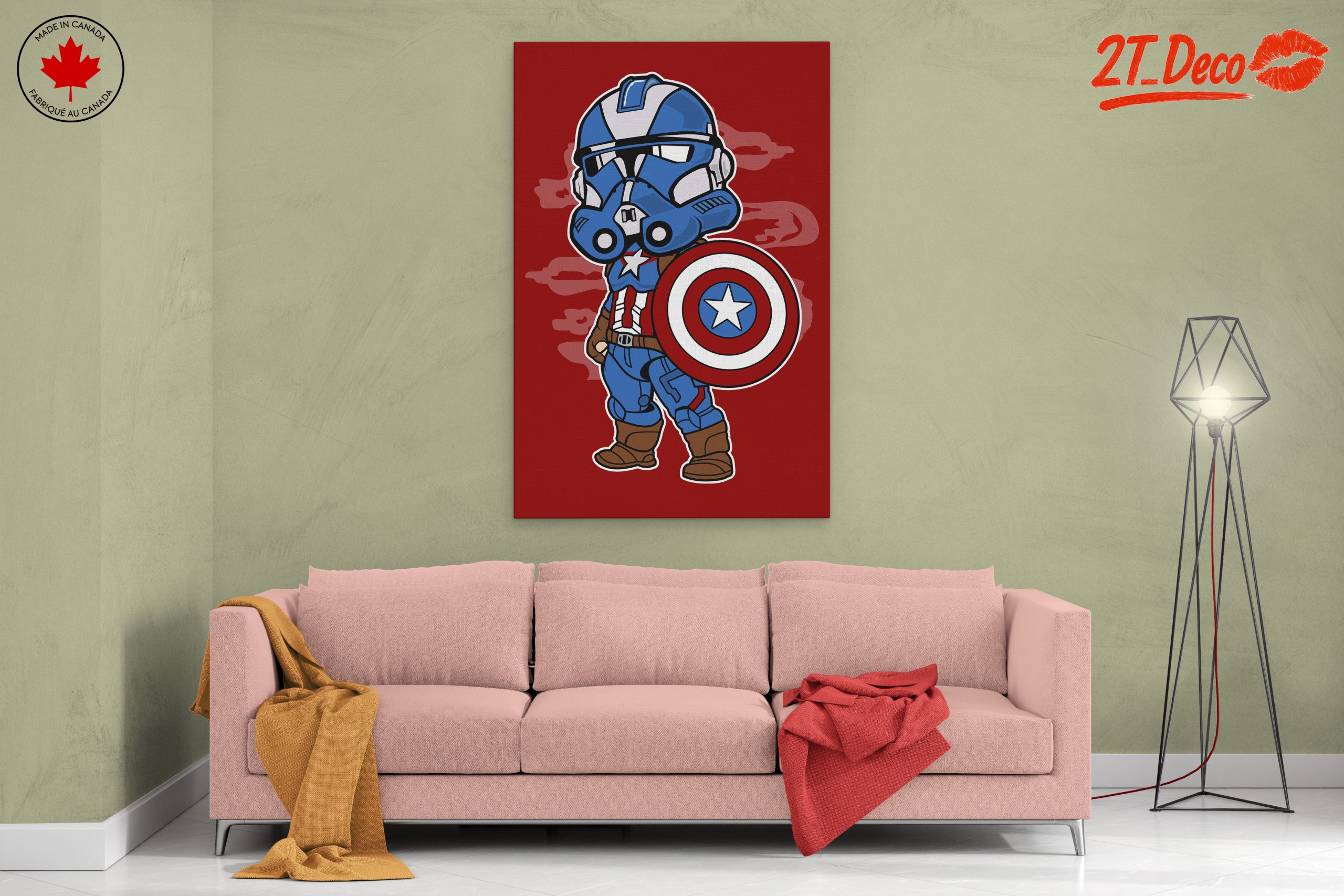 Cute Captain America Character Art 2 - Image 2