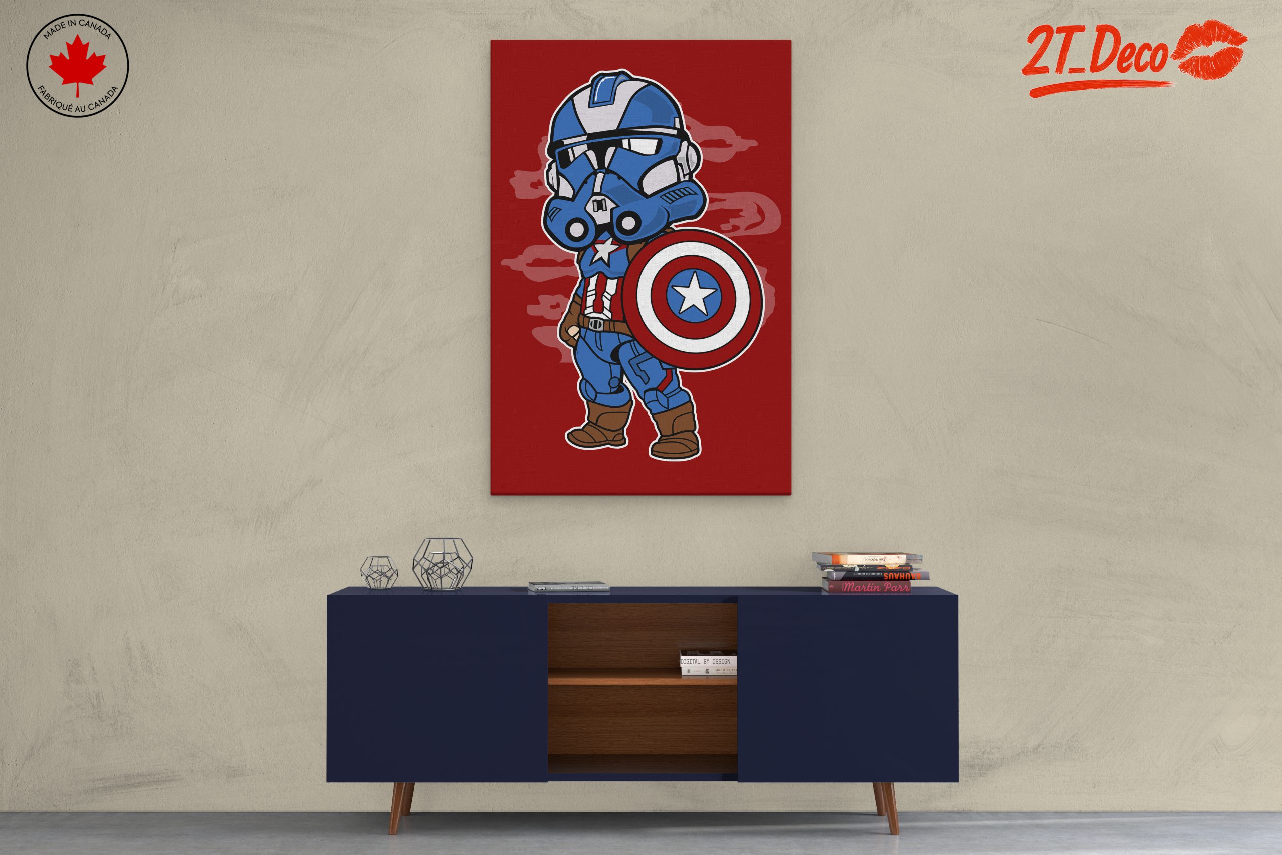 Cute Captain America Character Art 2 - Image 3