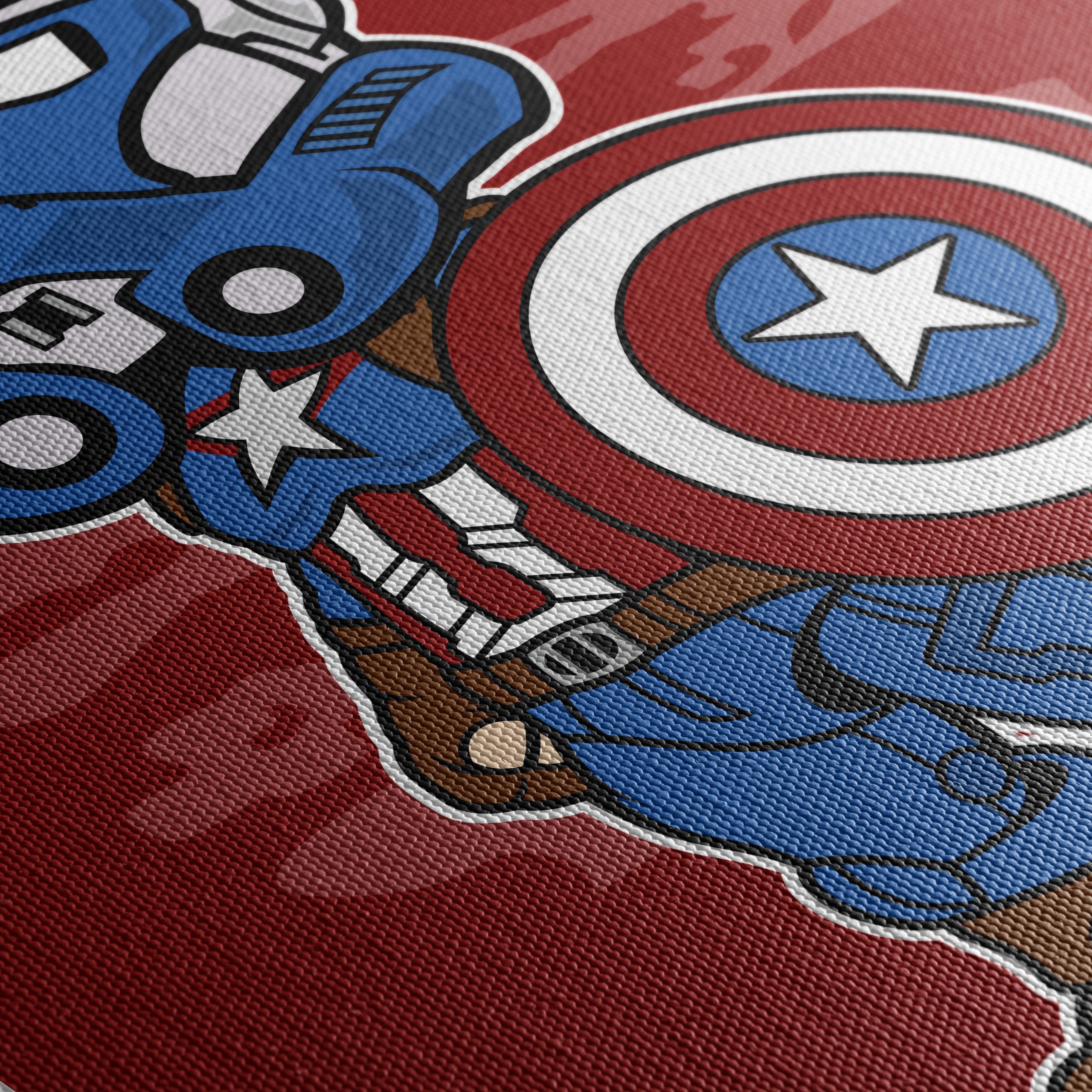 Cute Captain America Character Art 2 - Image 5