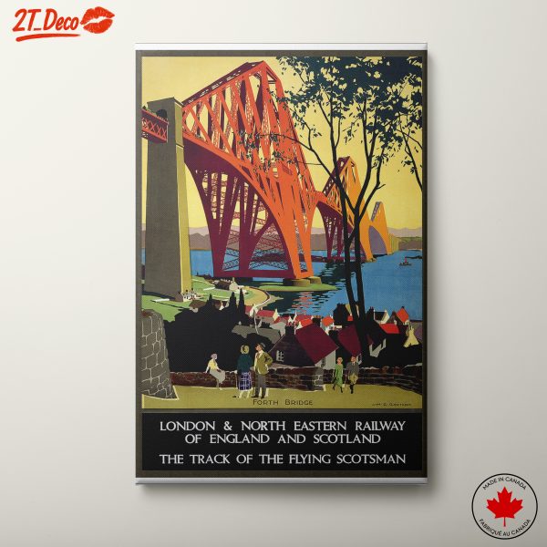 Forth Bridge Poster Art From Scotland