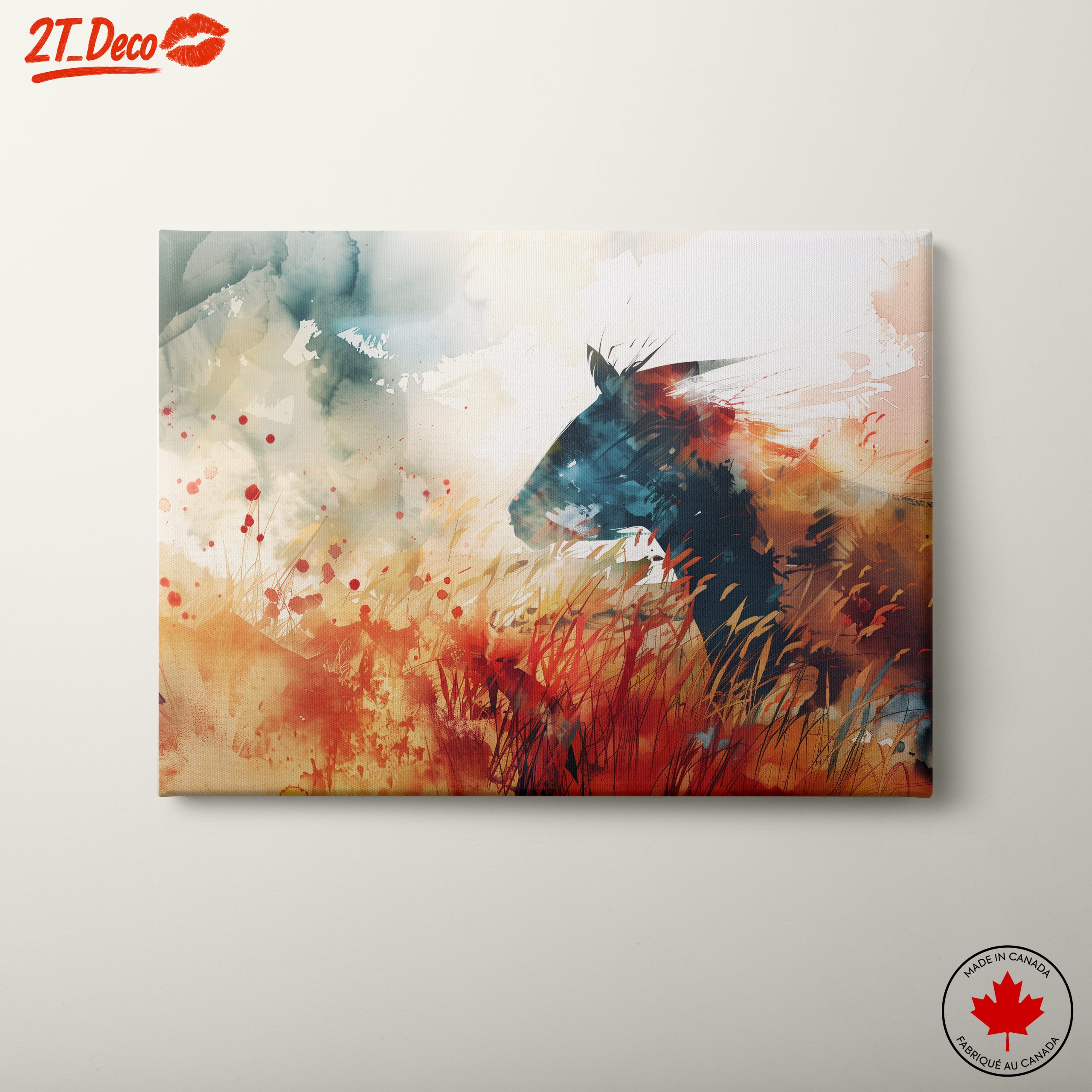 Abstract Animal in Vibrant Colors