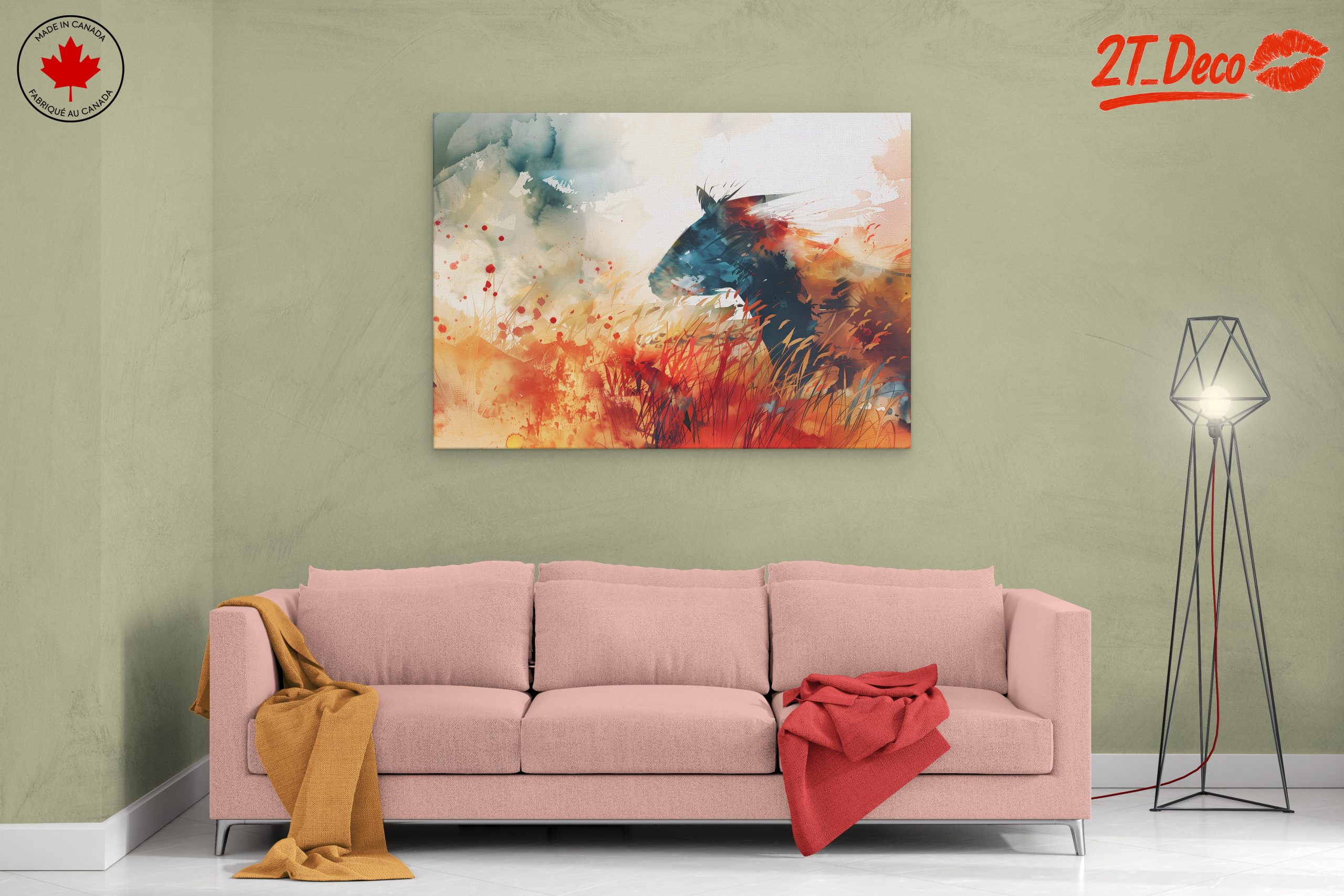Abstract Animal in Vibrant Colors - Image 2