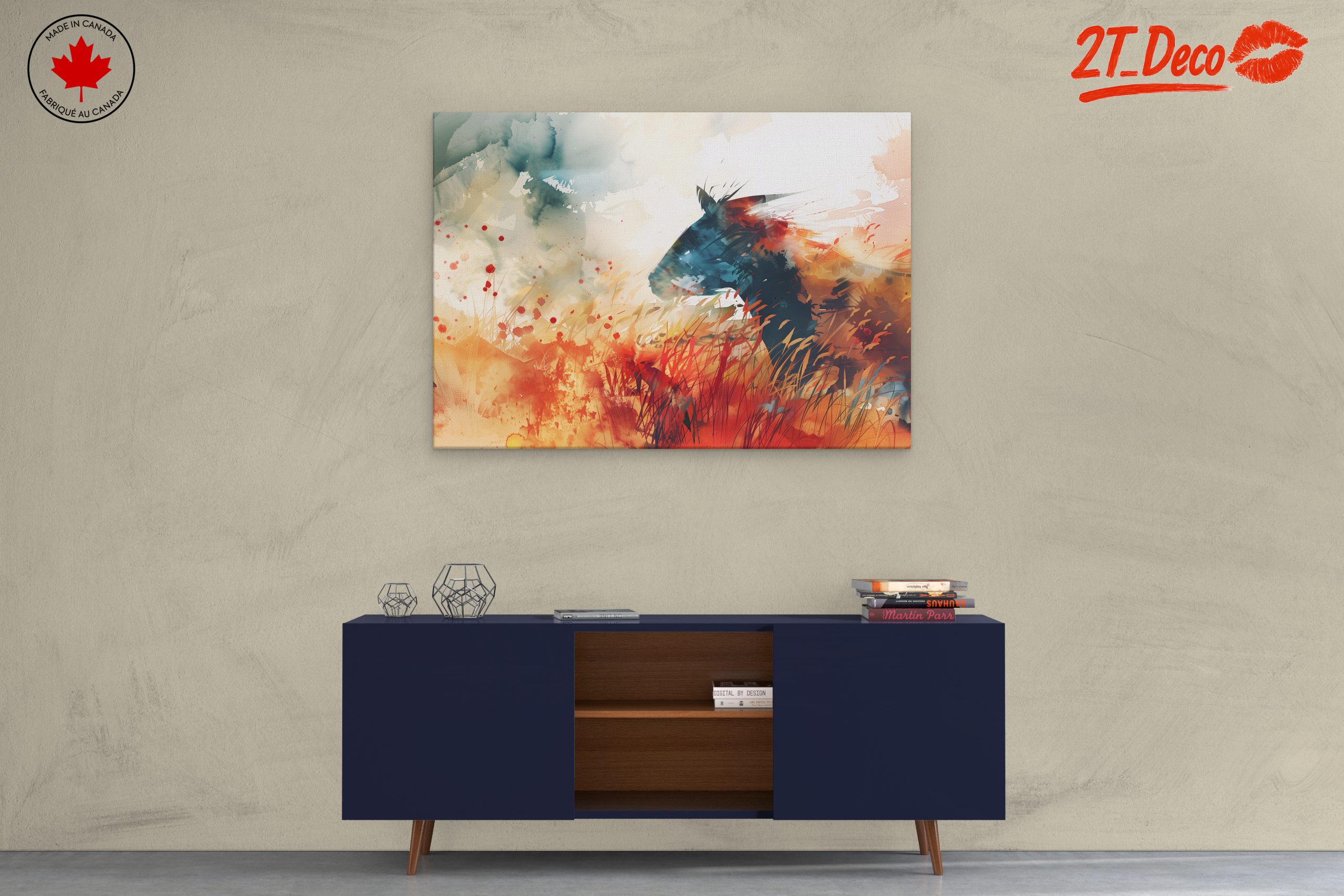 Abstract Animal in Vibrant Colors - Image 3