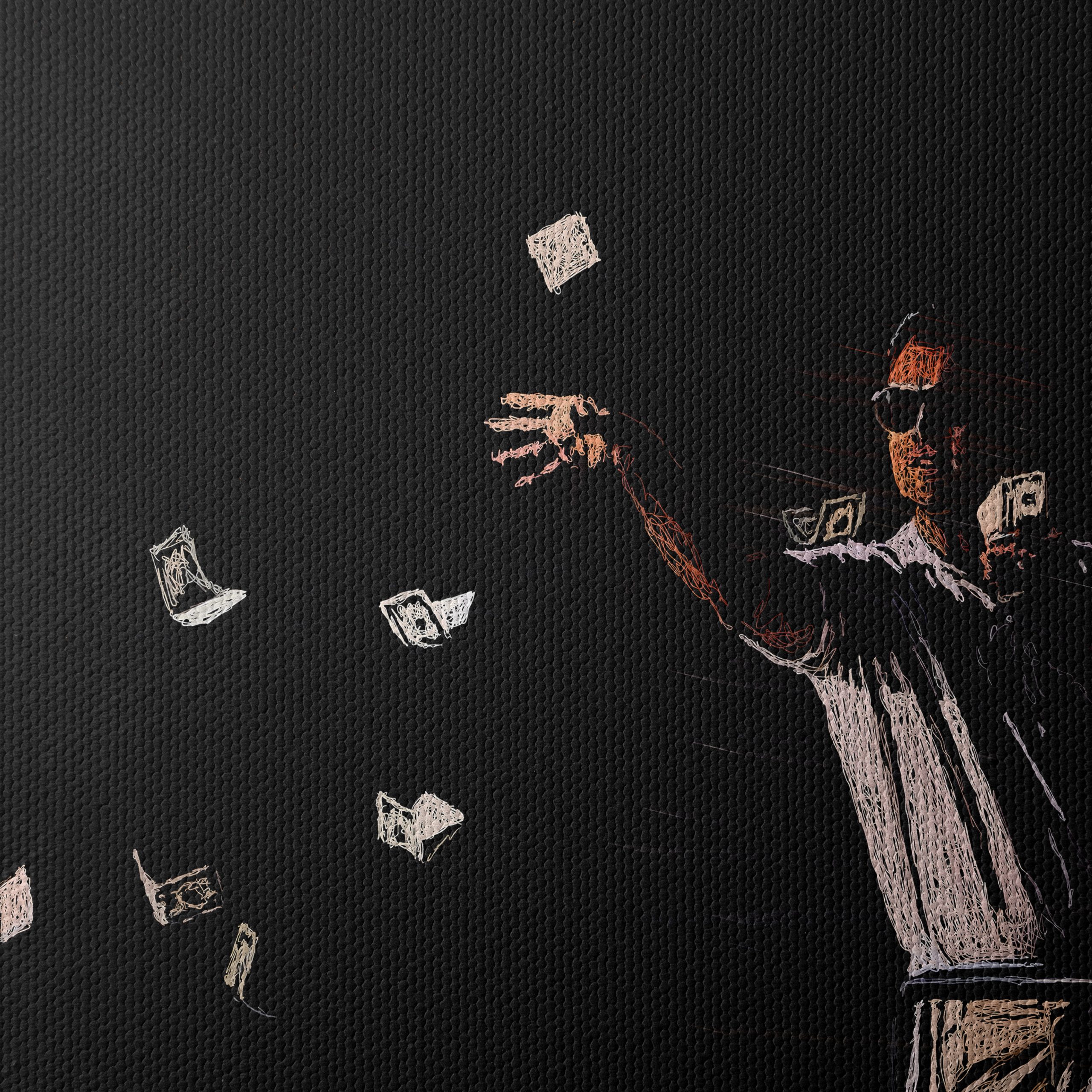 Dynamic Money-Themed Artwork for Modern Spaces - Image 4