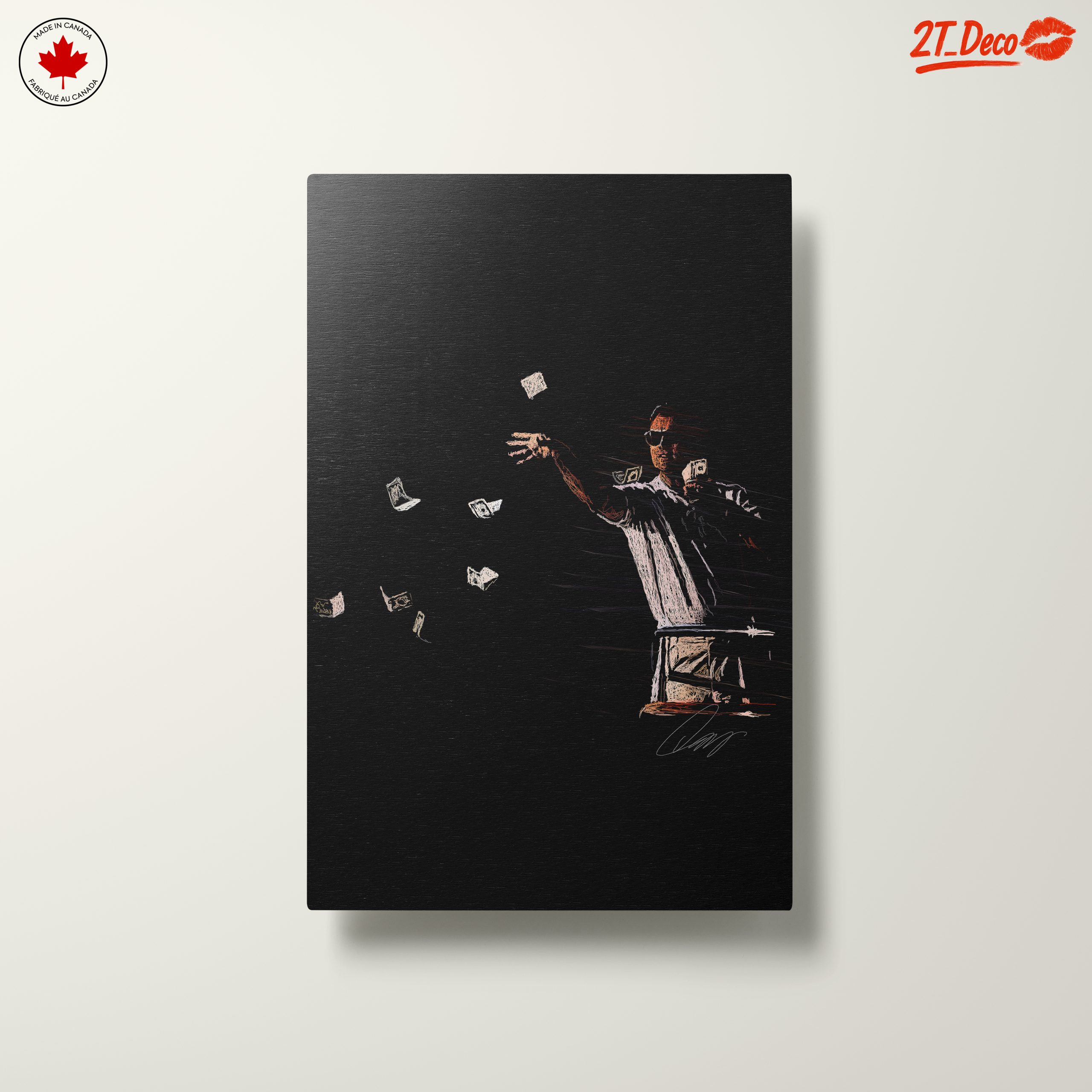 Dynamic Money-Themed Artwork for Modern Spaces - Image 10