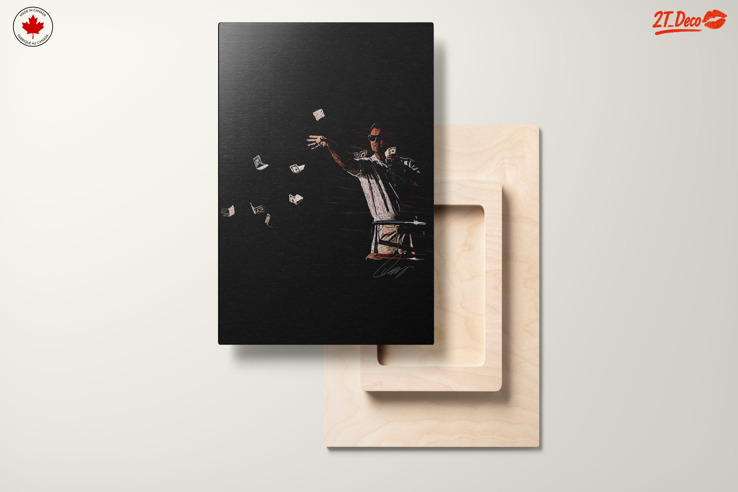 Dynamic Money-Themed Artwork for Modern Spaces - Image 11