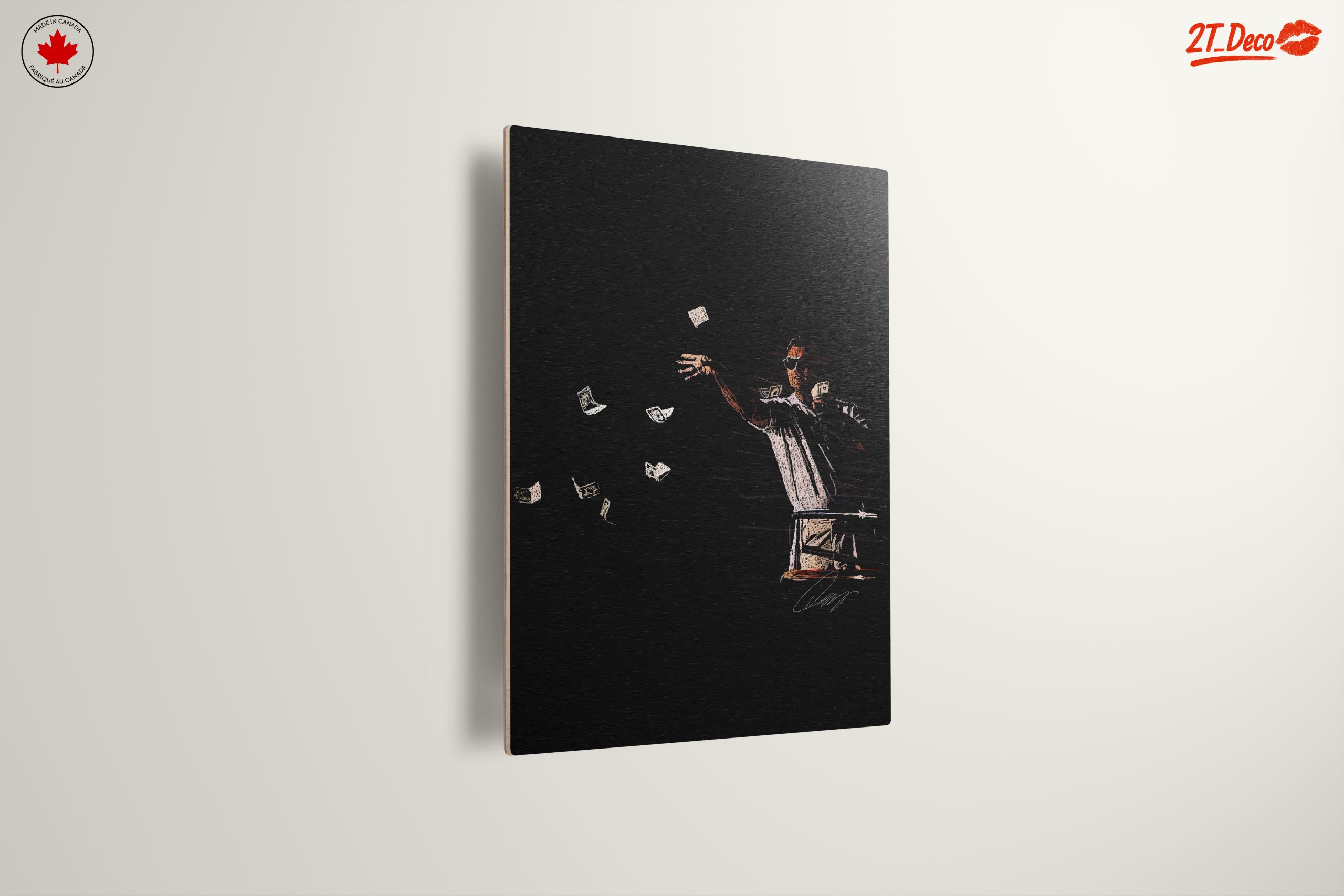 Dynamic Money-Themed Artwork for Modern Spaces - Image 13