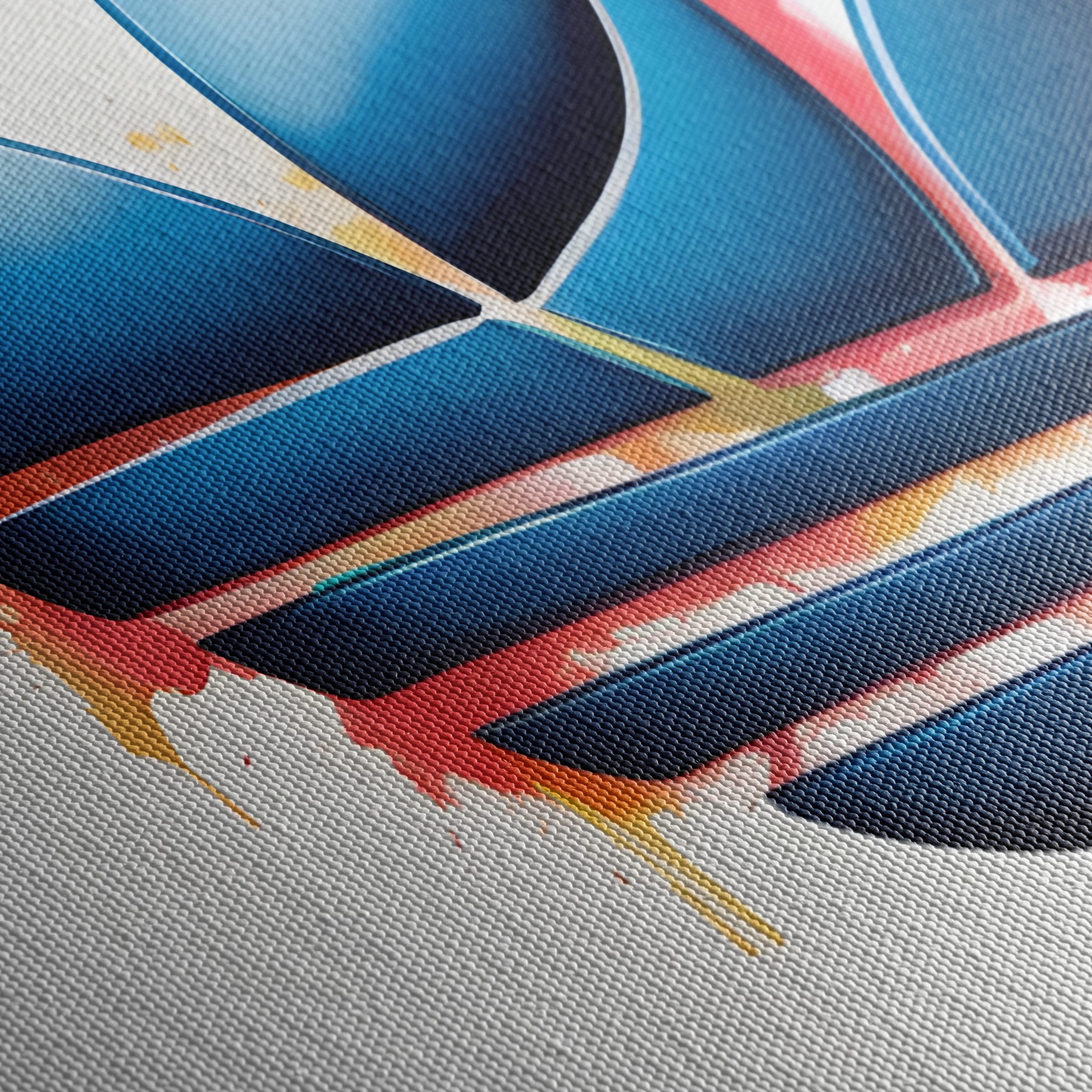 Adidas Logo Art with Abstract Colors - Image 5