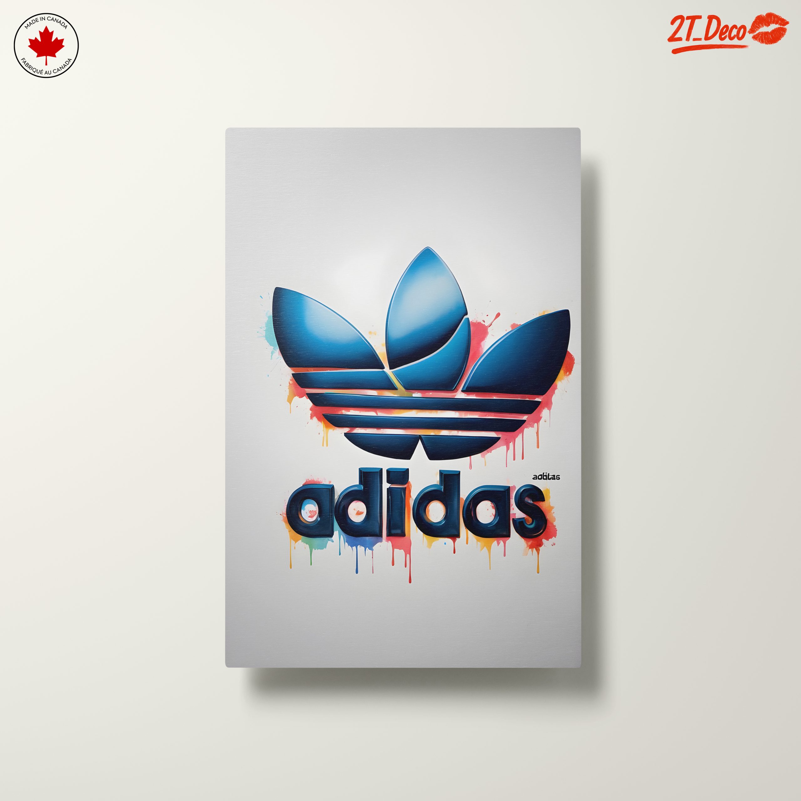 Adidas Logo Art with Abstract Colors - Image 10