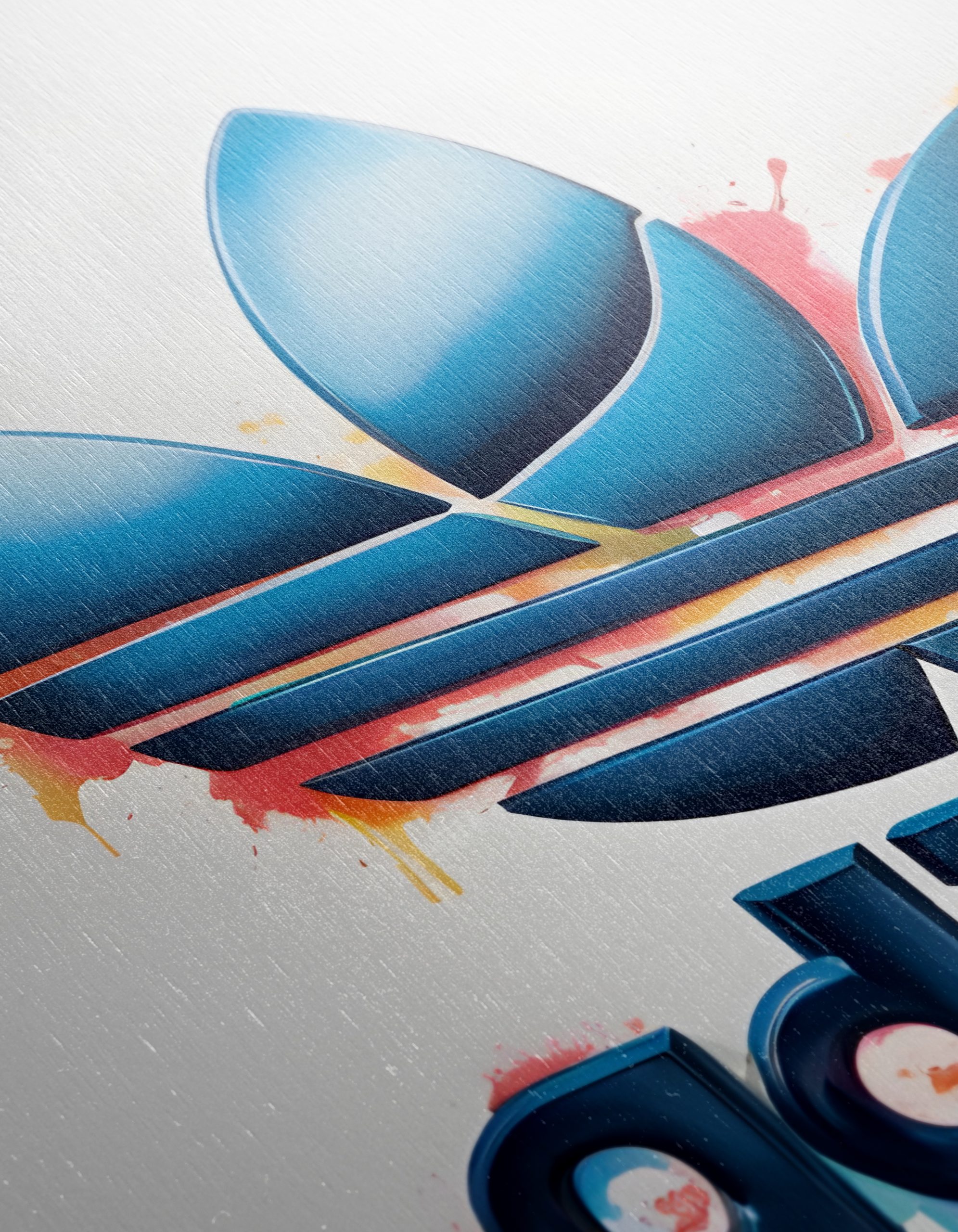 Adidas Logo Art with Abstract Colors - Image 12