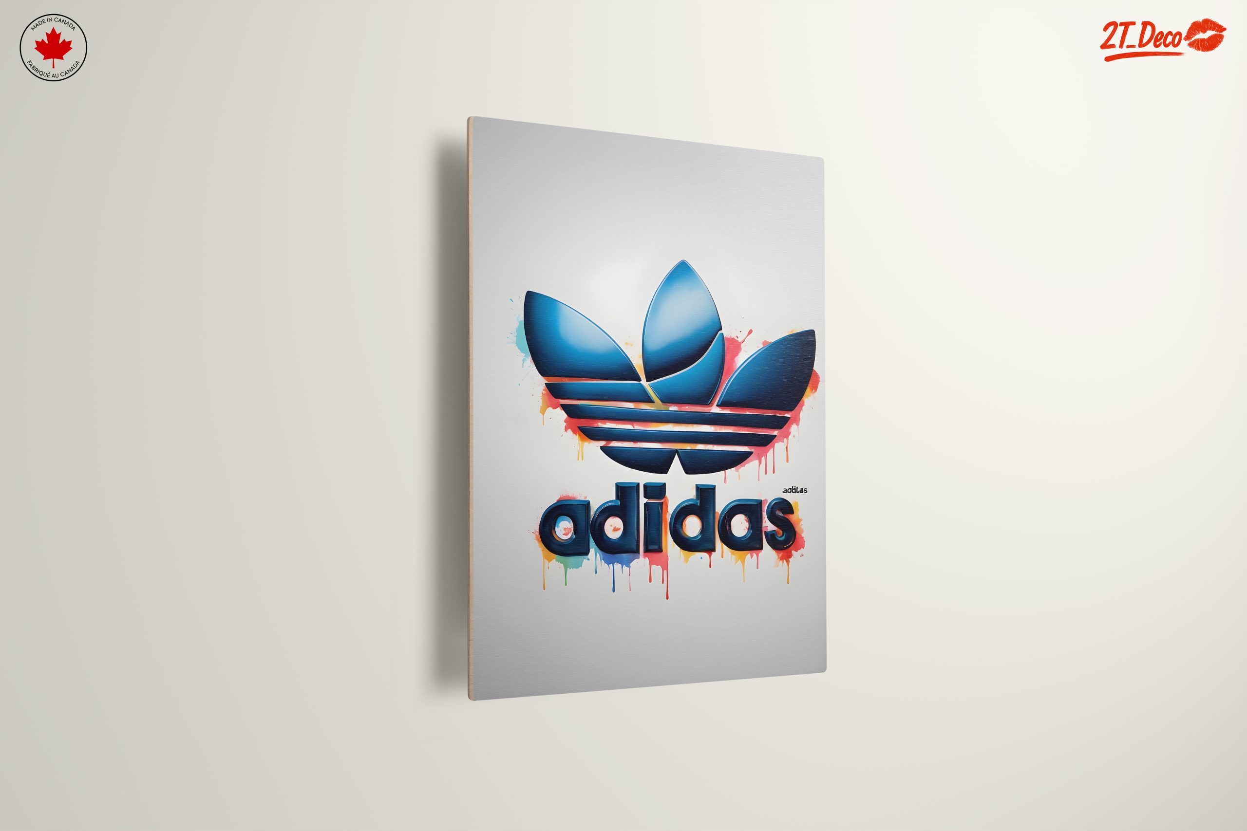 Adidas Logo Art with Abstract Colors - Image 13