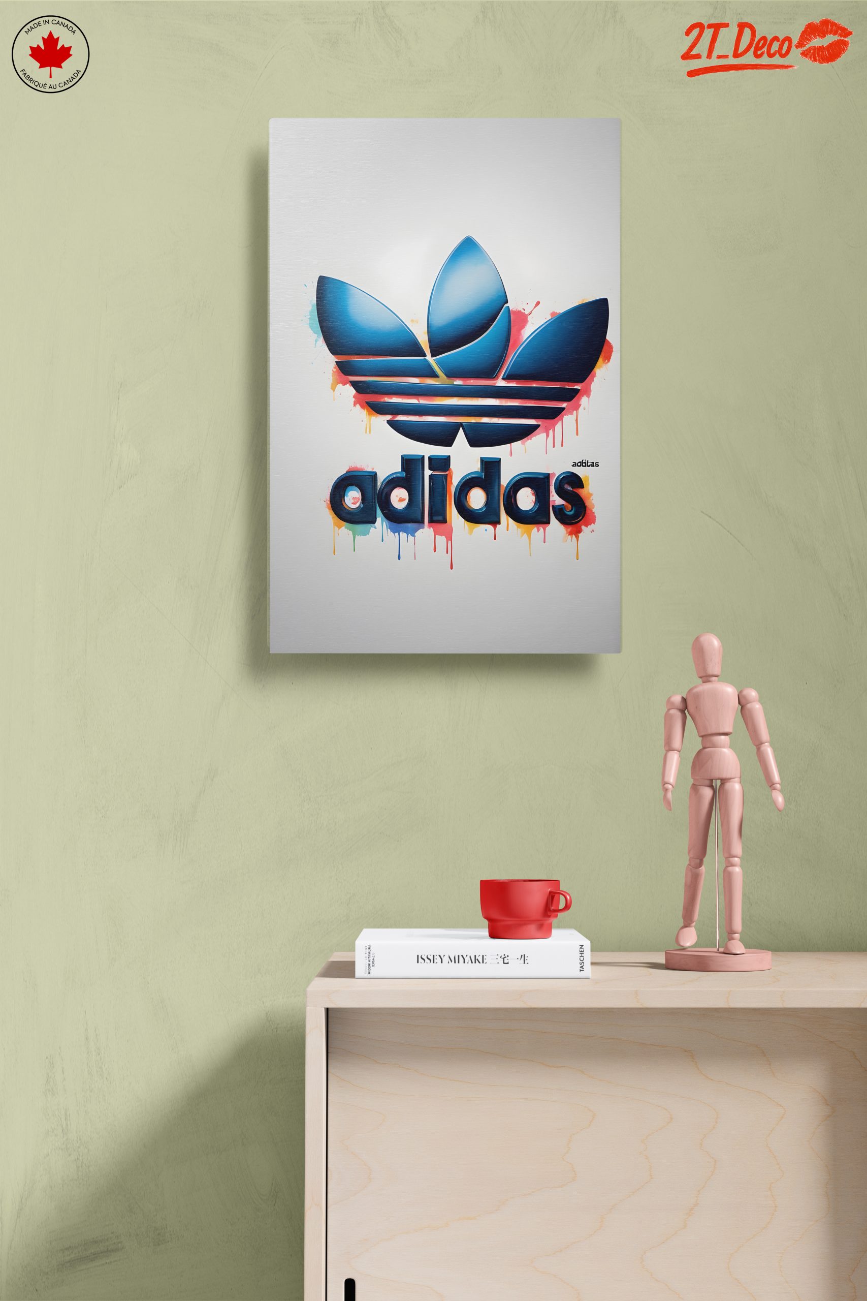 Adidas Logo Art with Abstract Colors - Image 14
