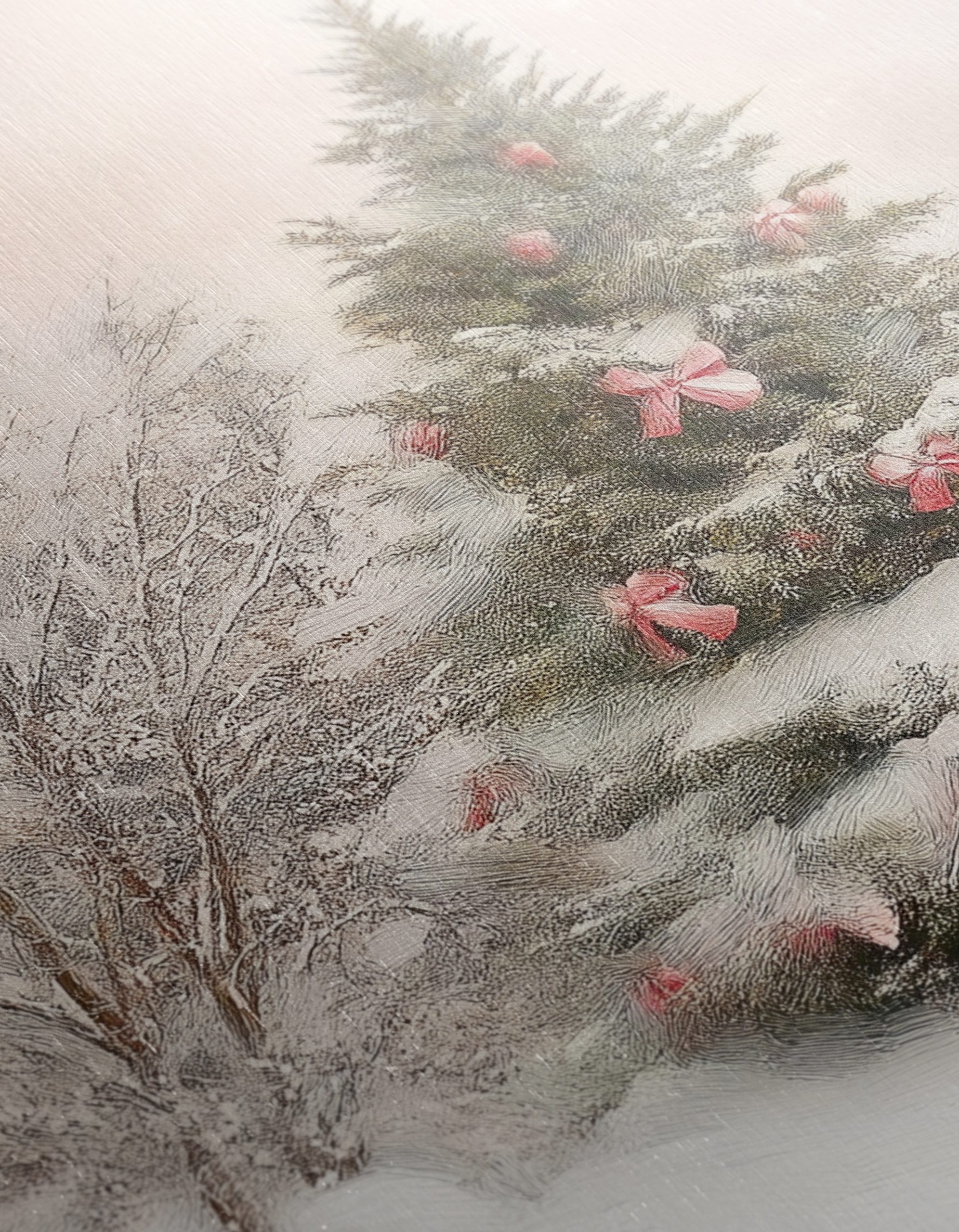 Charming Christmas Cottage with Snowy Trees - Image 12