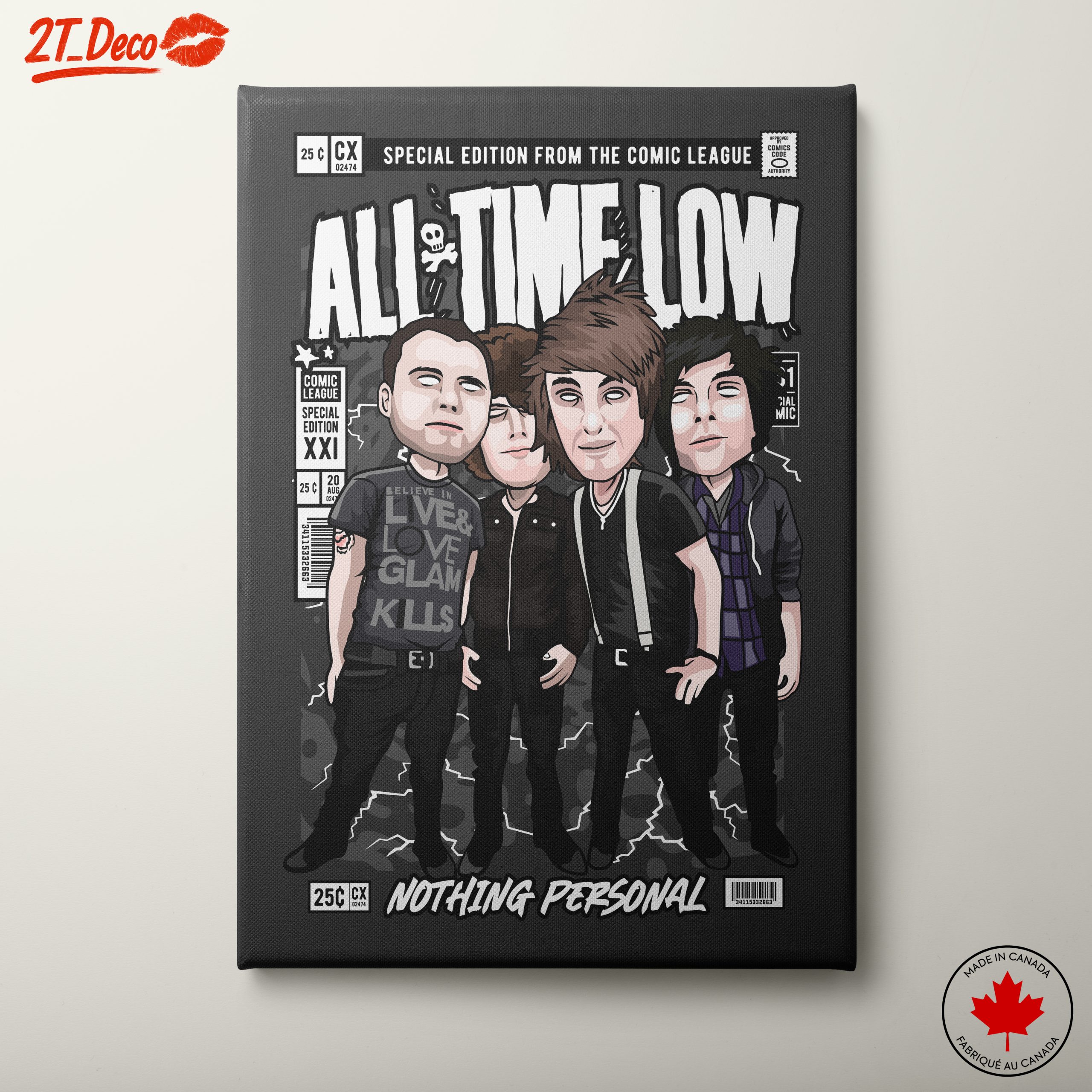 All Time Low Music Group Illustration Art
