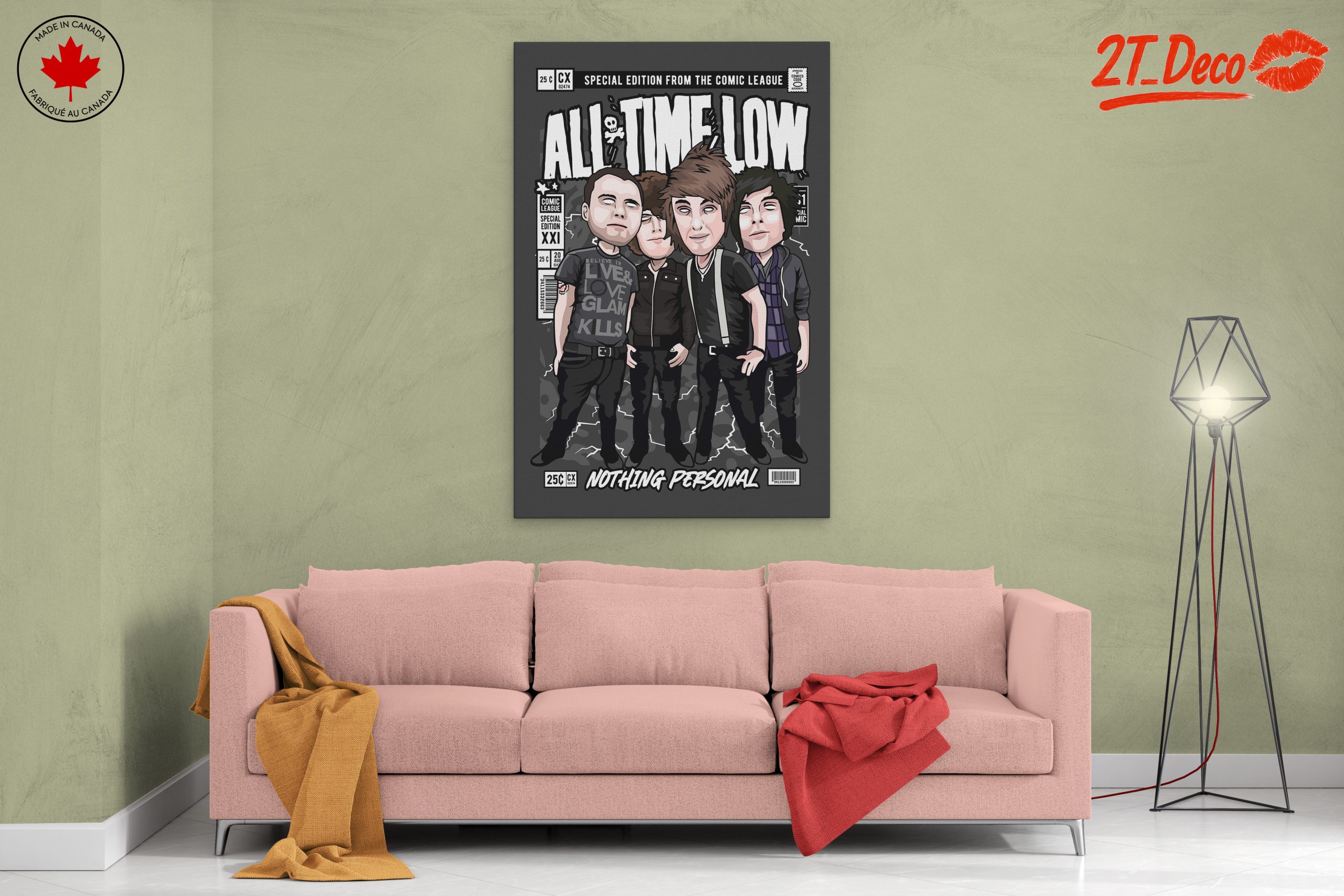 All Time Low Music Group Illustration Art - Image 2