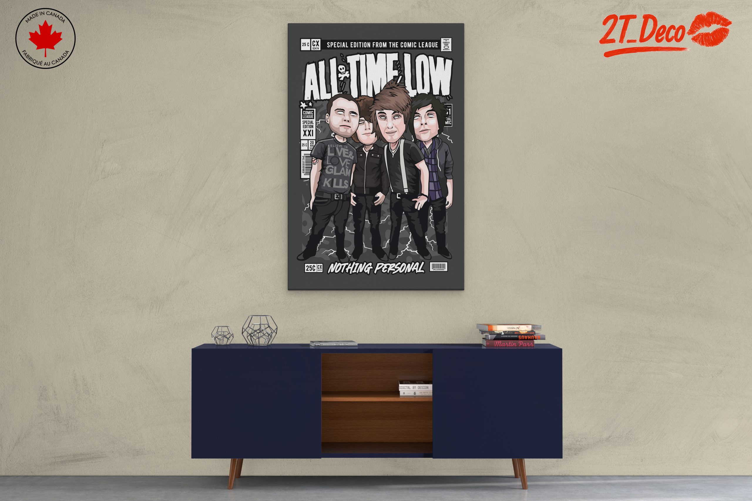 All Time Low Music Group Illustration Art - Image 3