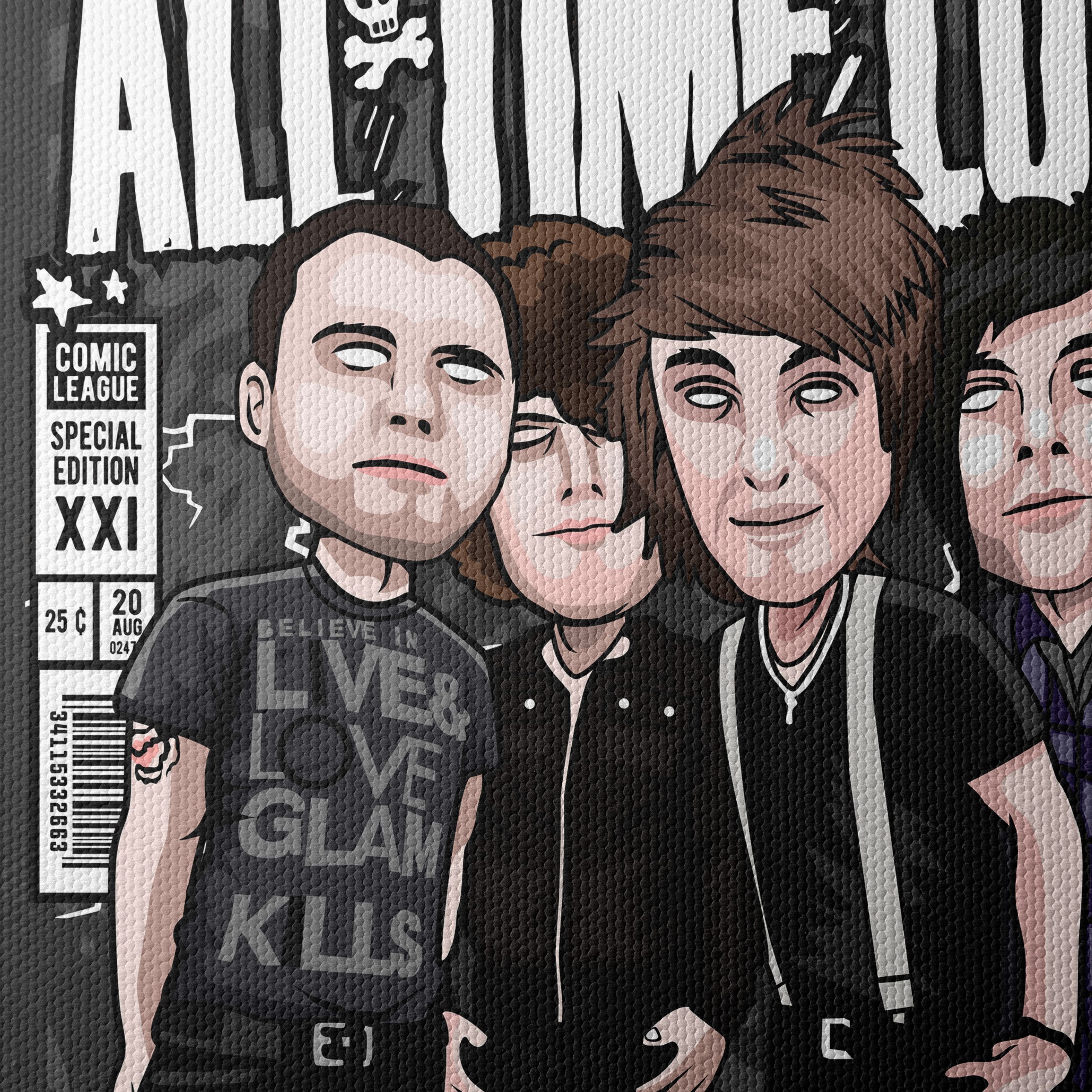 All Time Low Music Group Illustration Art - Image 4